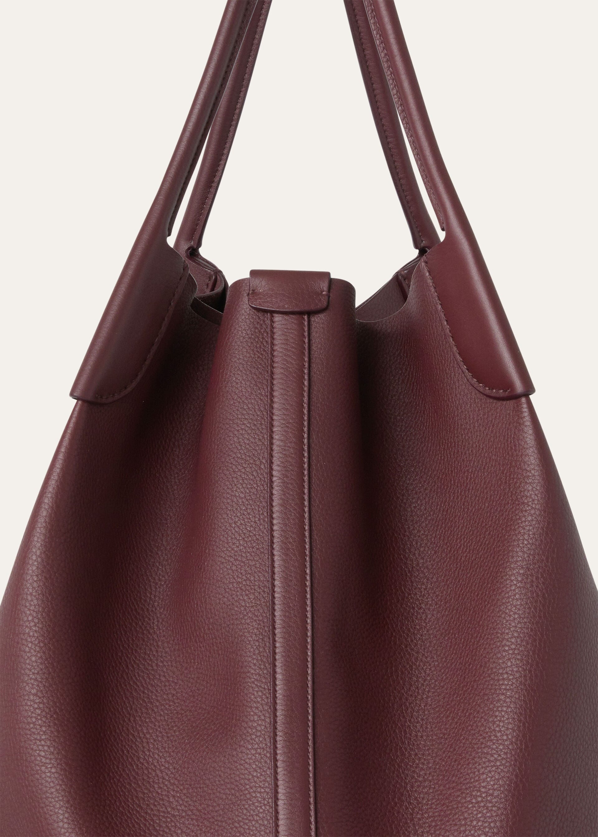 Extra Large Bale Hobo bag - Azuki Beans/Onyx