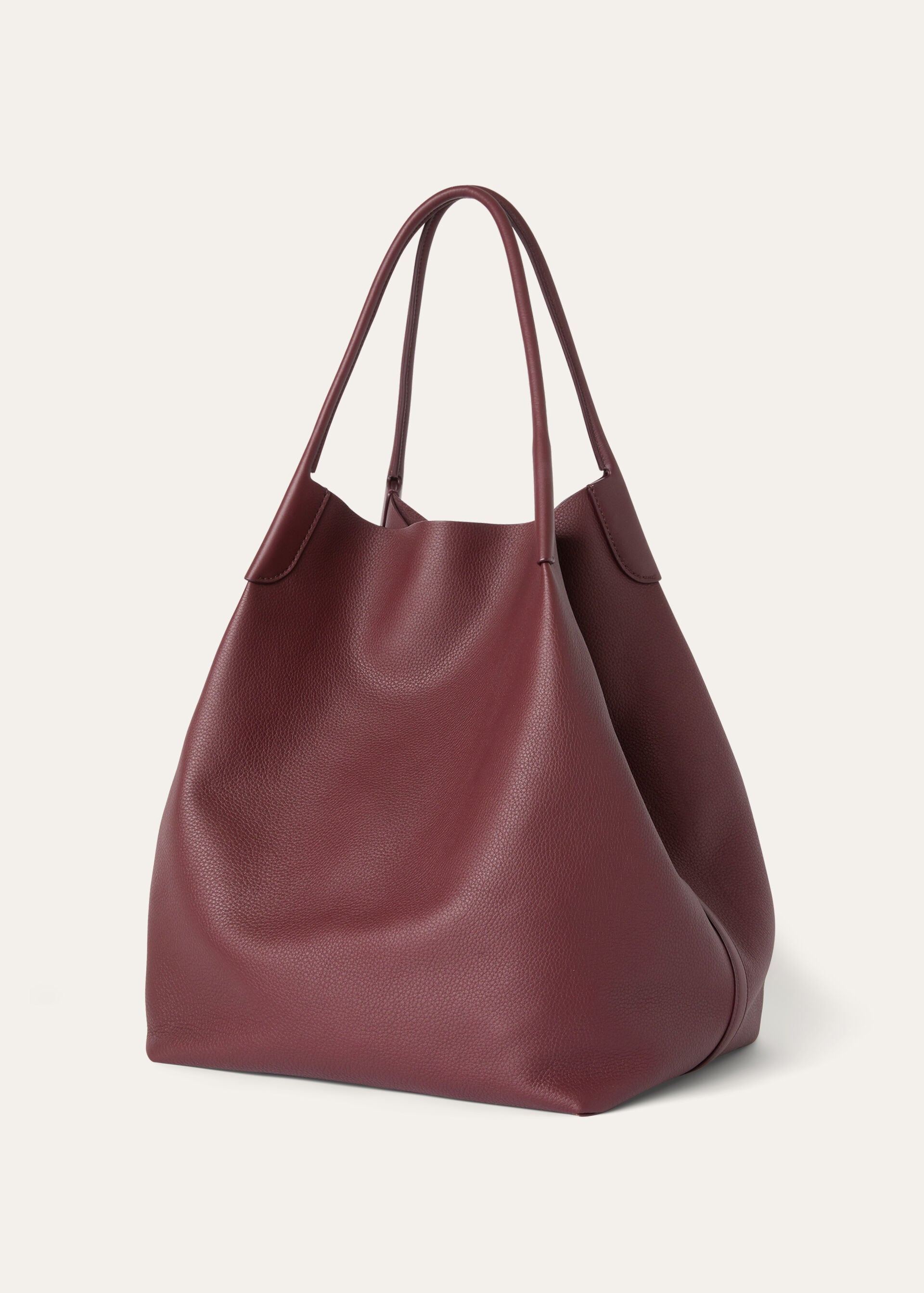 Extra Large Bale Hobo bag - Azuki Beans/Onyx