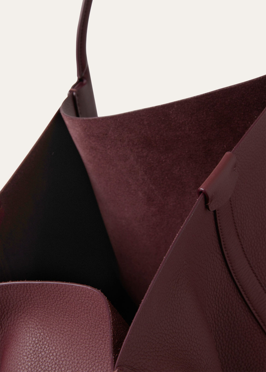 Extra Large Bale Hobo bag - Azuki Beans/Onyx