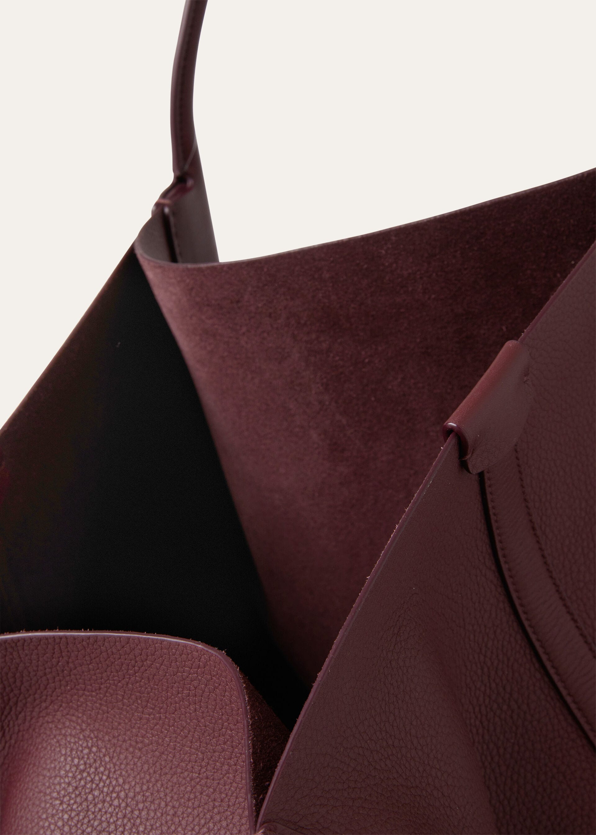 Extra Large Bale Hobo bag - Azuki Beans/Onyx