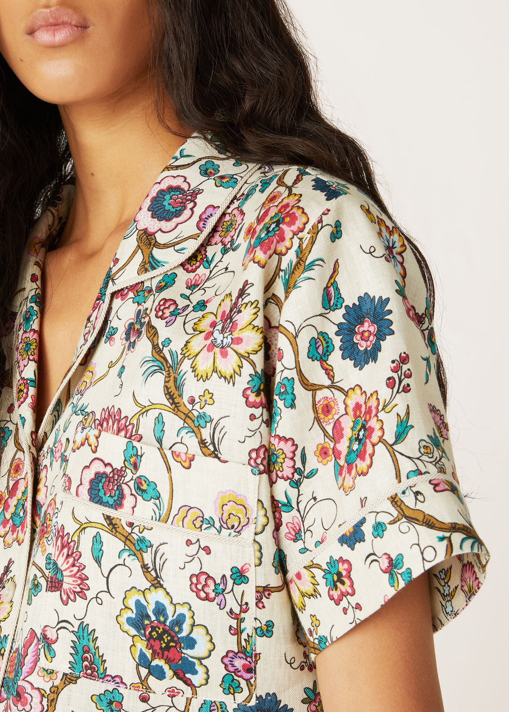 Ashly Shirt - SANDALWOOD+IMPRES.PINK+CREAM.HONEY