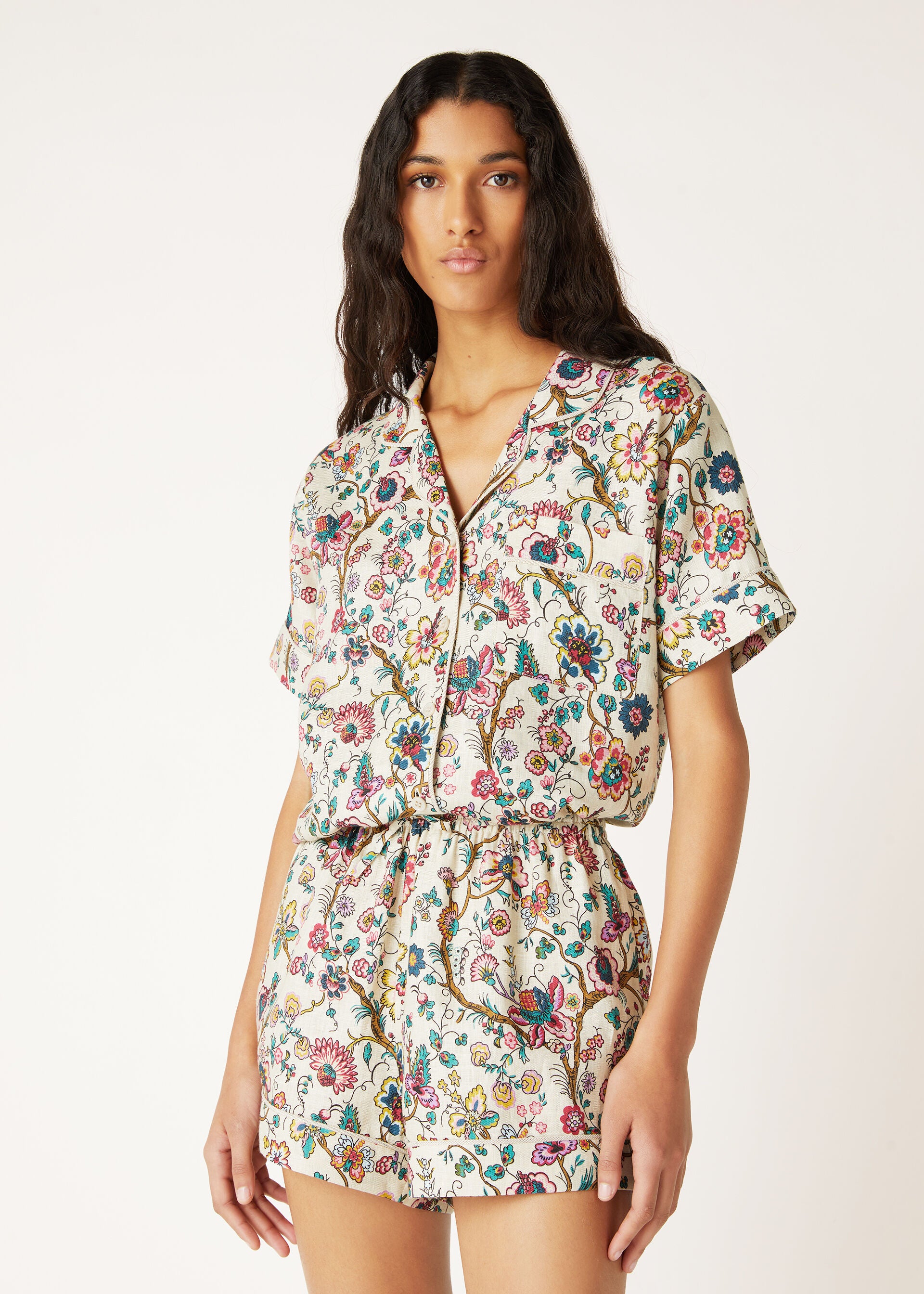 Ashly Shirt - SANDALWOOD+IMPRES.PINK+CREAM.HONEY