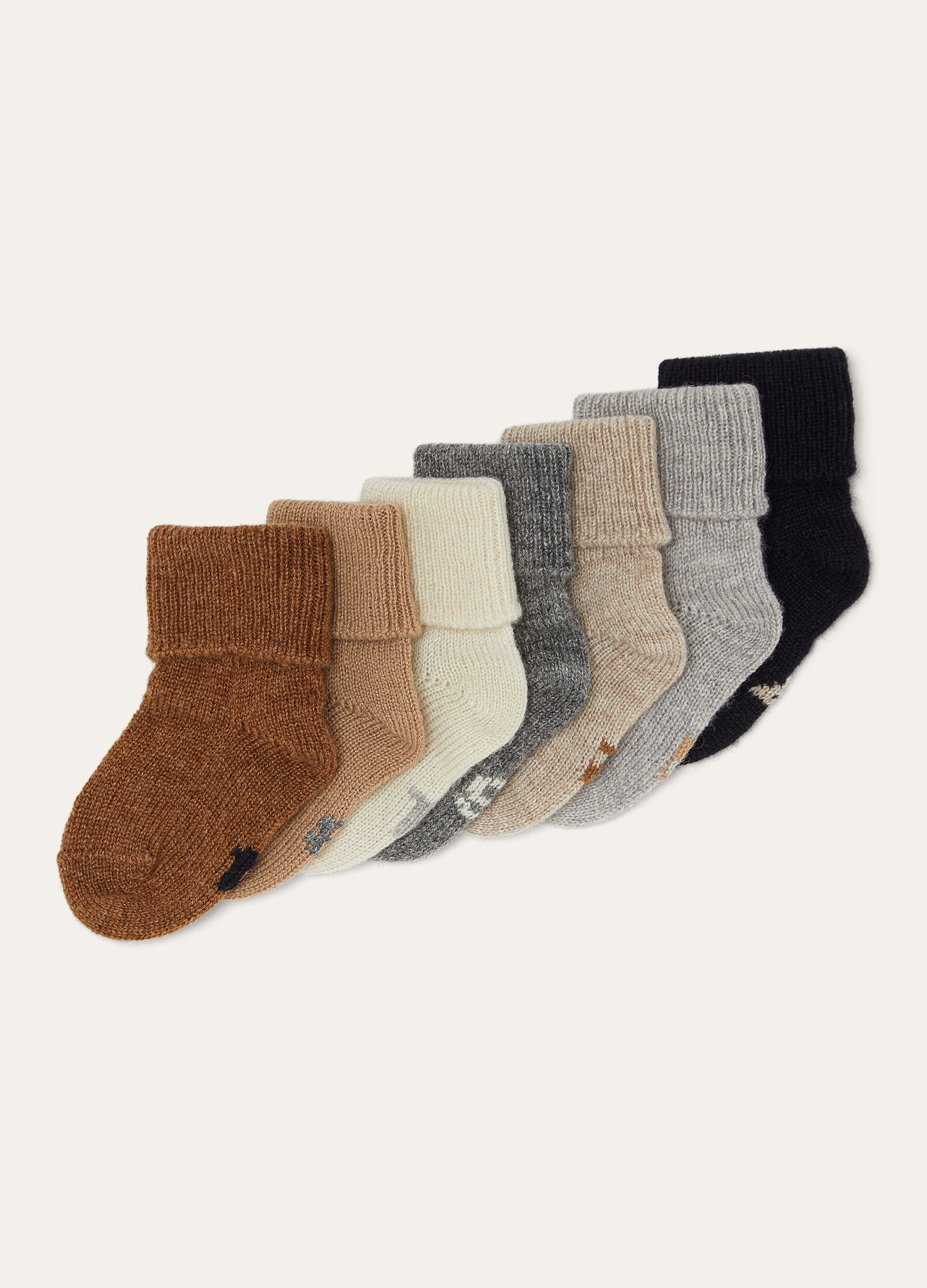Baby Weekly Socks Set - Light Multicolor