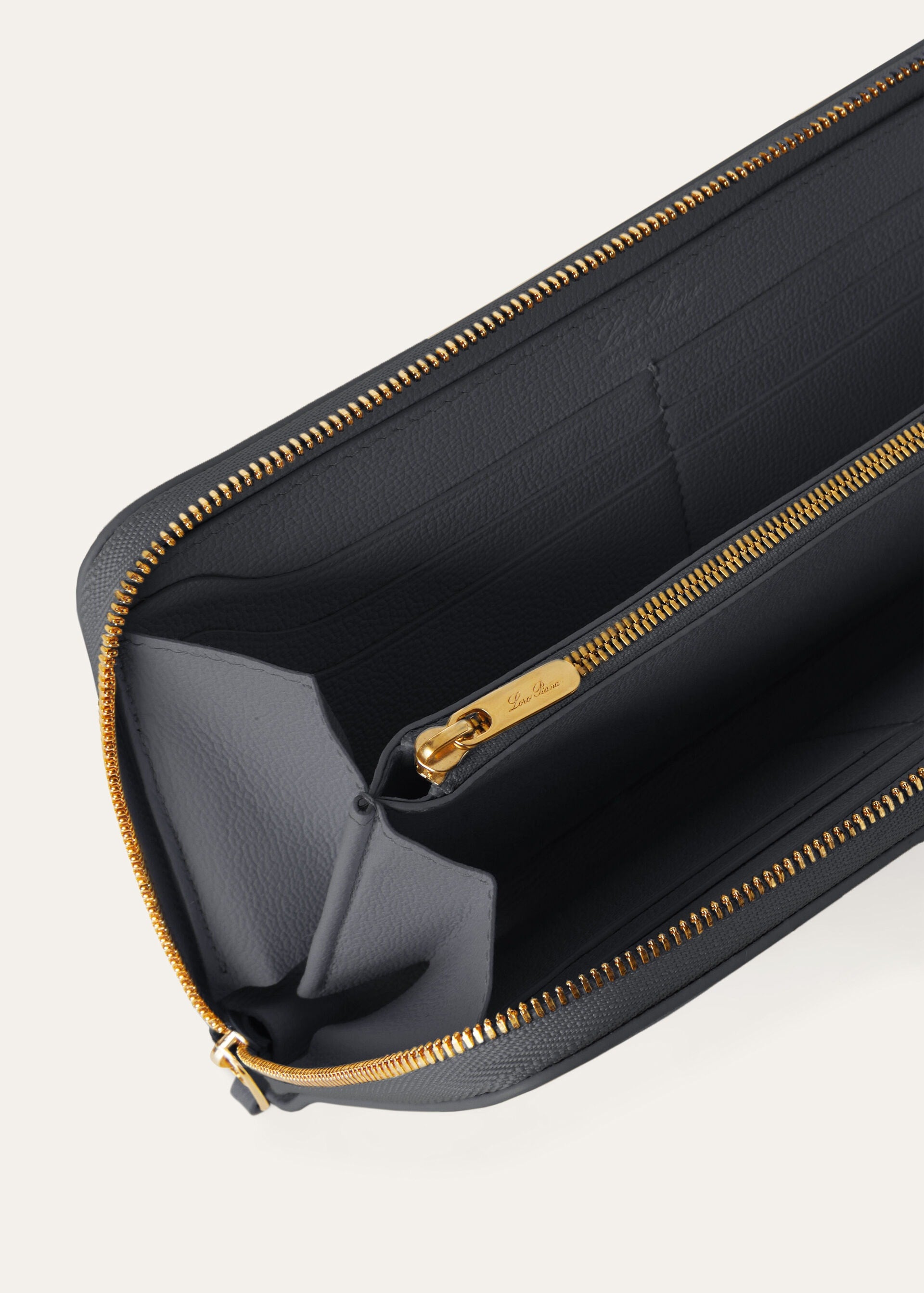 Extra Zip-Around Purse - Black/Sun Gold