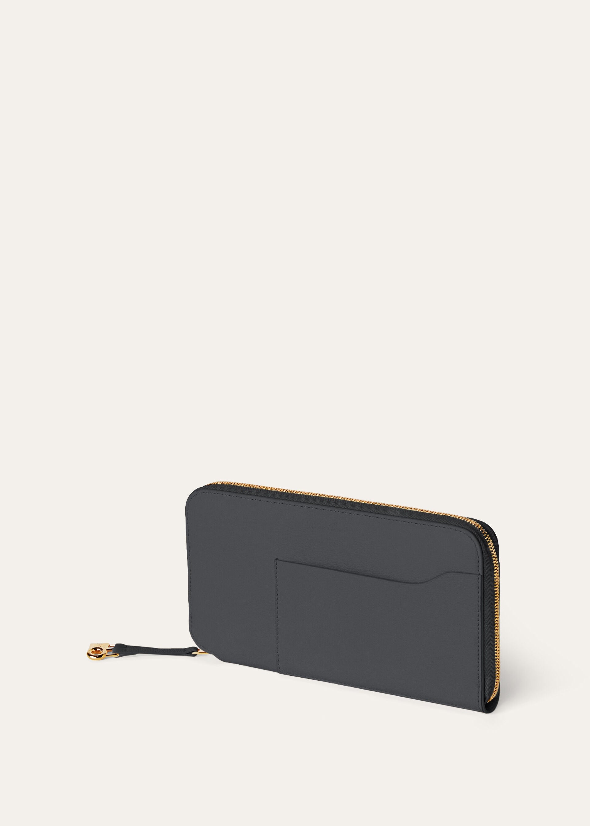Extra Zip-Around Purse - Black/Sun Gold