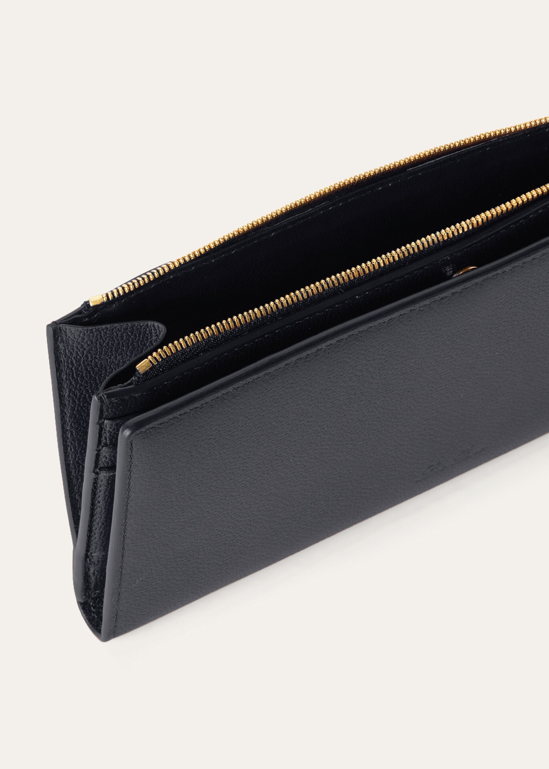 Extra Bifold Purse - Black/Sun Gold