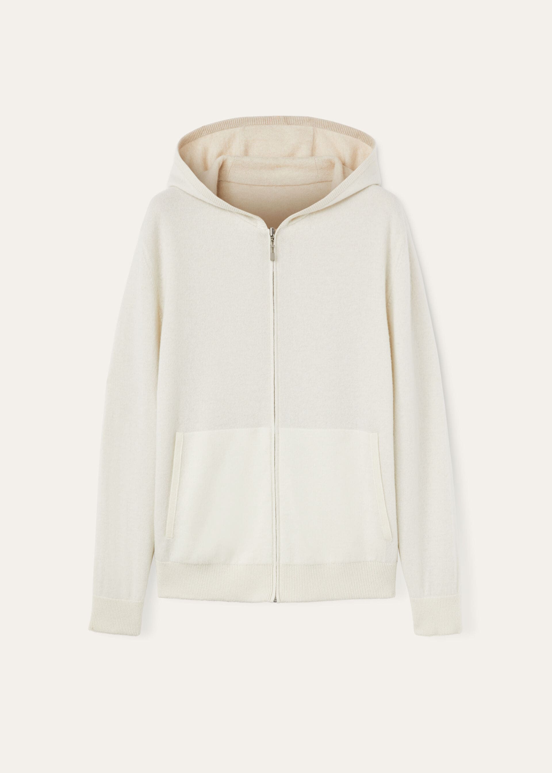 Duo Hooded Bomber Sweater - Natural Suitcase/Nougat