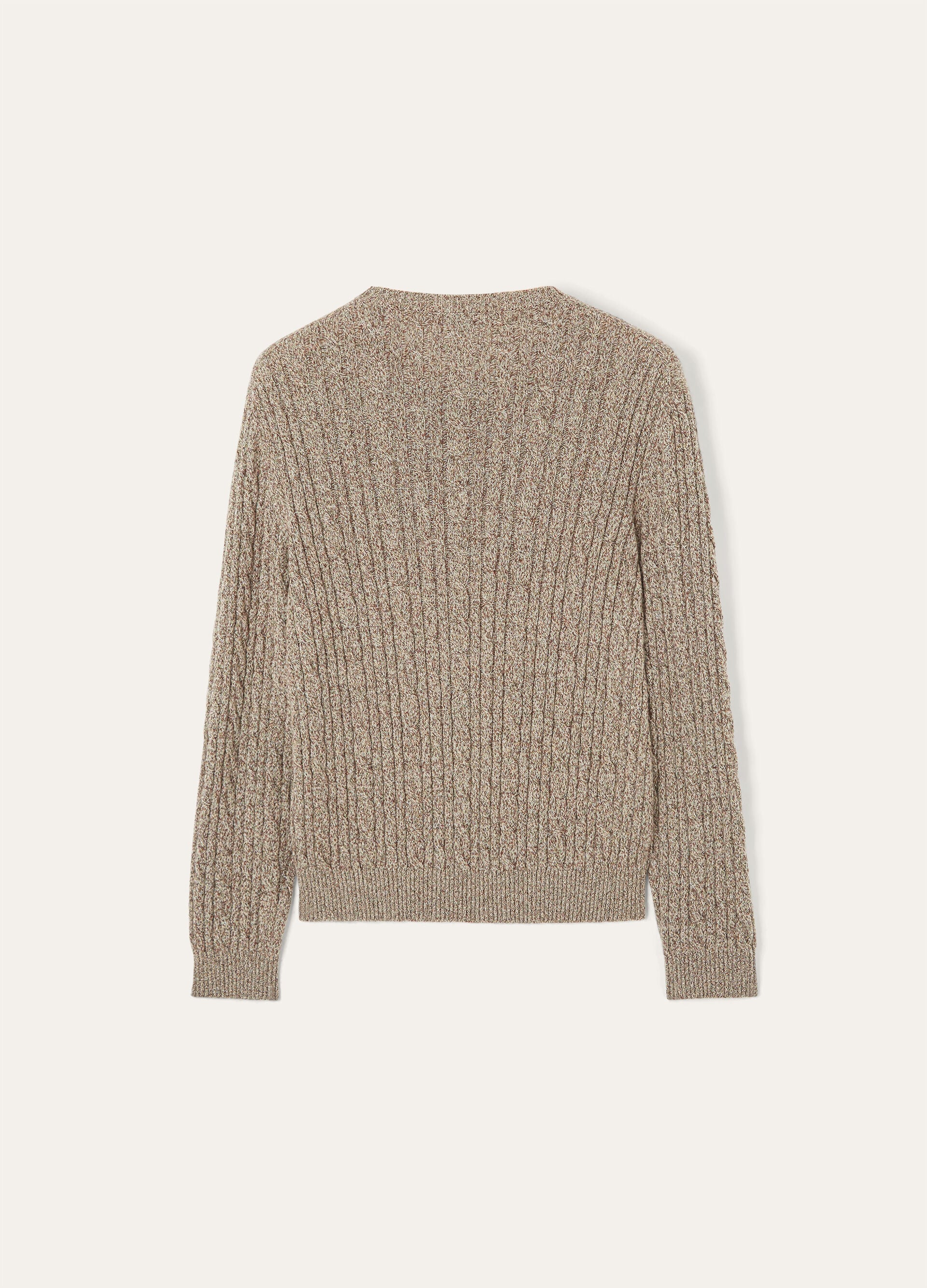 Treccia Crewneck - Grinded Coffee