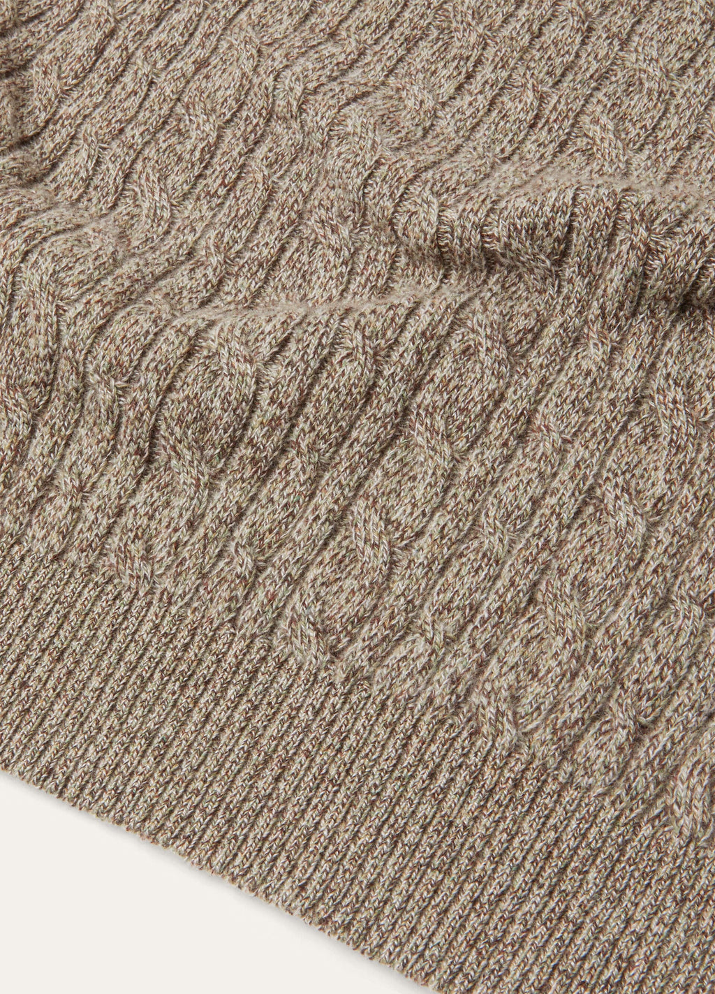 Treccia Crewneck - Grinded Coffee