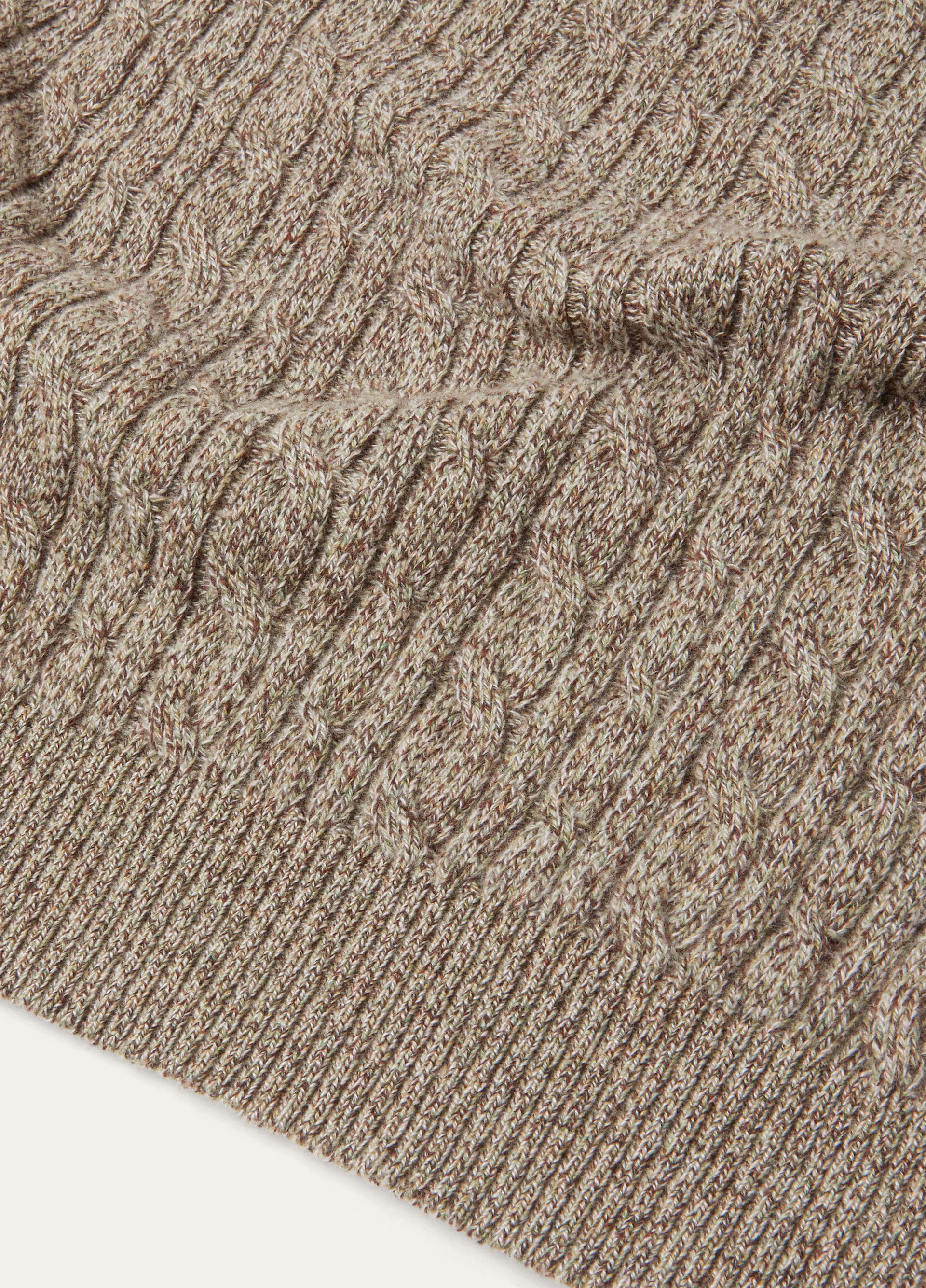 Treccia Crewneck - Grinded Coffee
