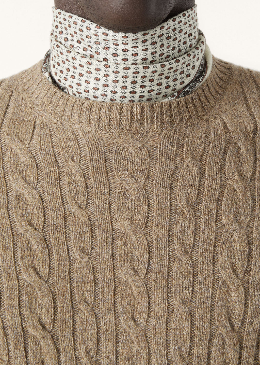Treccia Crewneck - Chia Beans