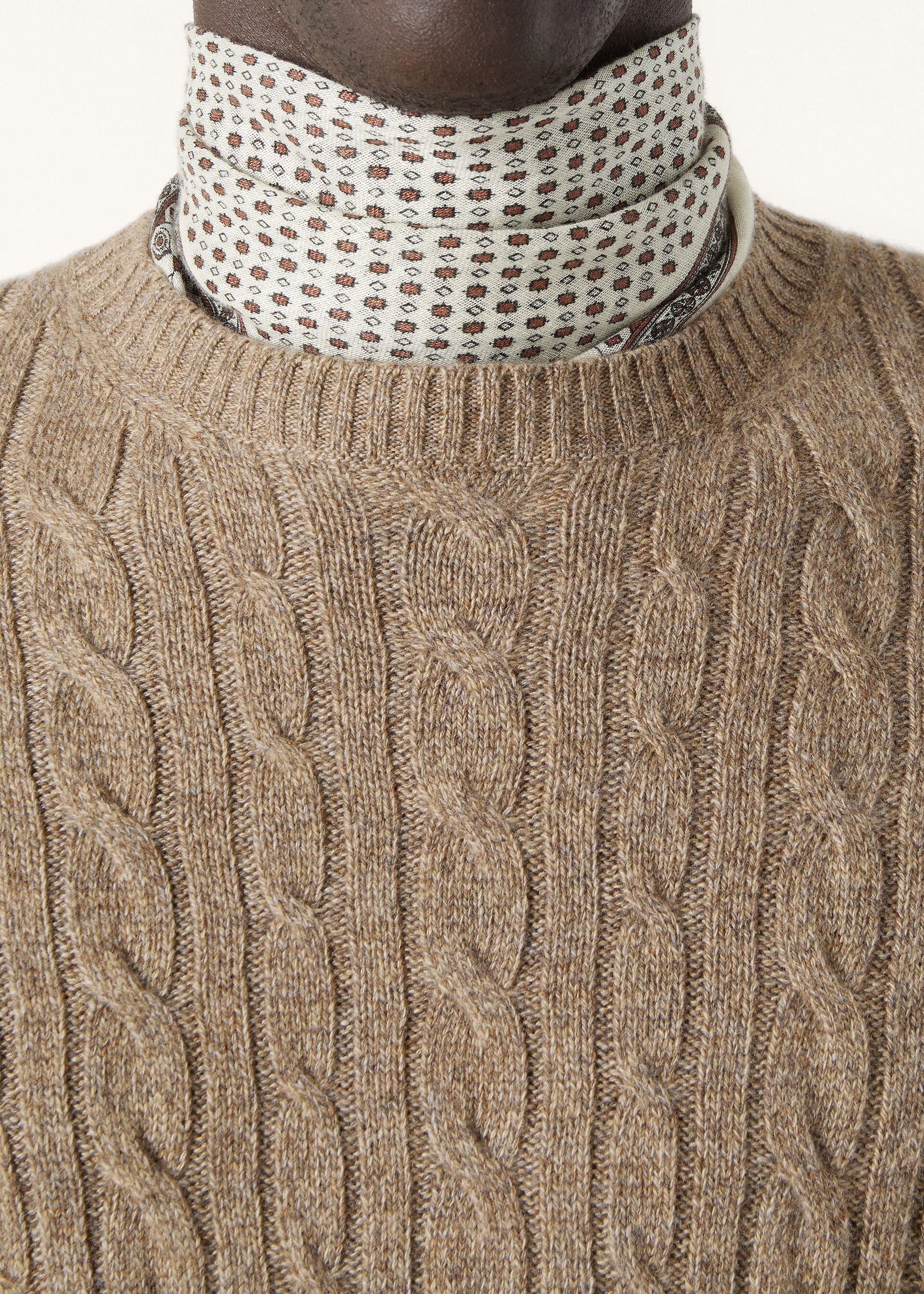Treccia Crewneck - Chia Beans