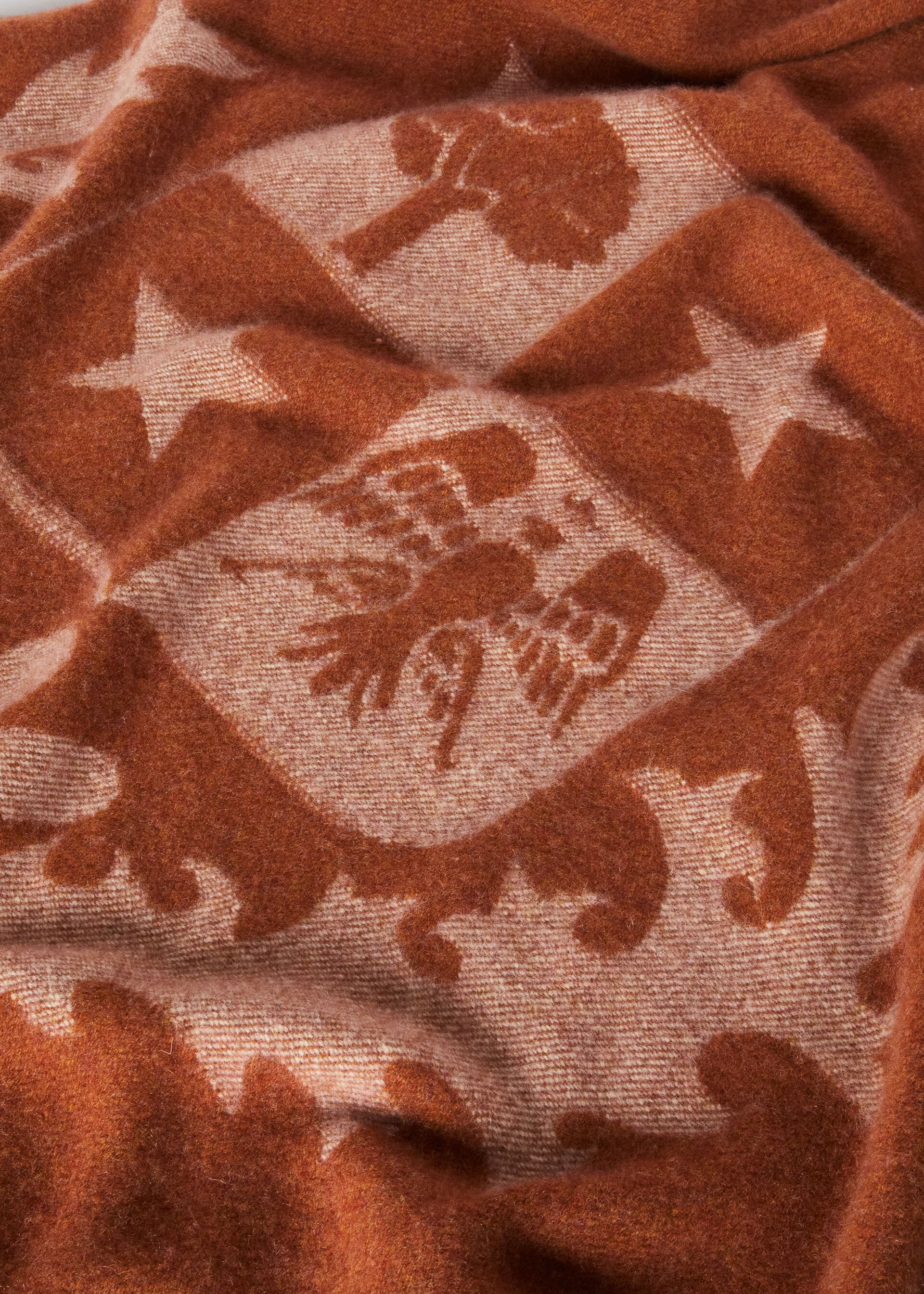 Loro Piana Donegal Plaid - Terracotta/Burnt