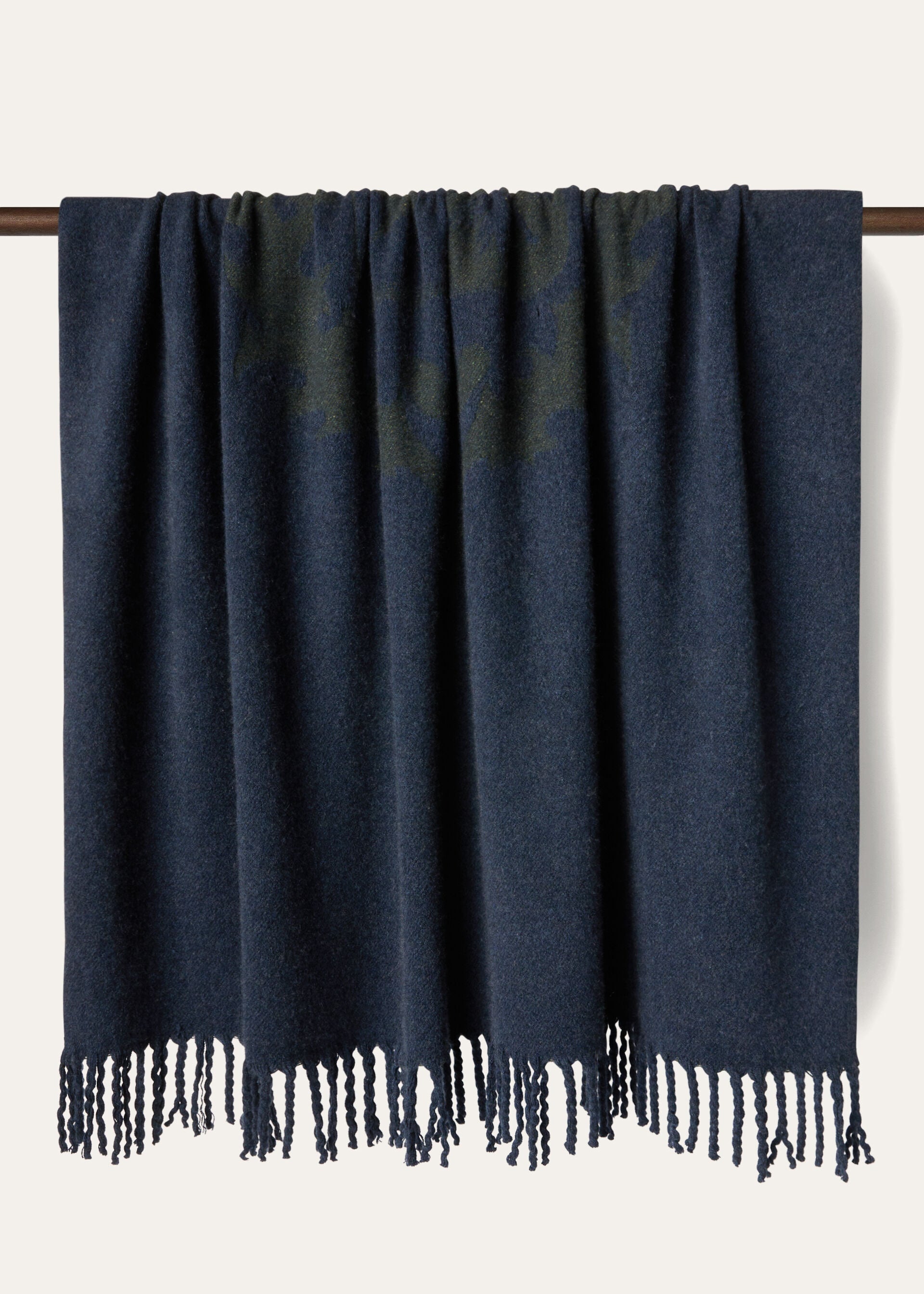 Loro Piana Donegal Plaid - OCEAN NAVY MEL/FOREST TWEED