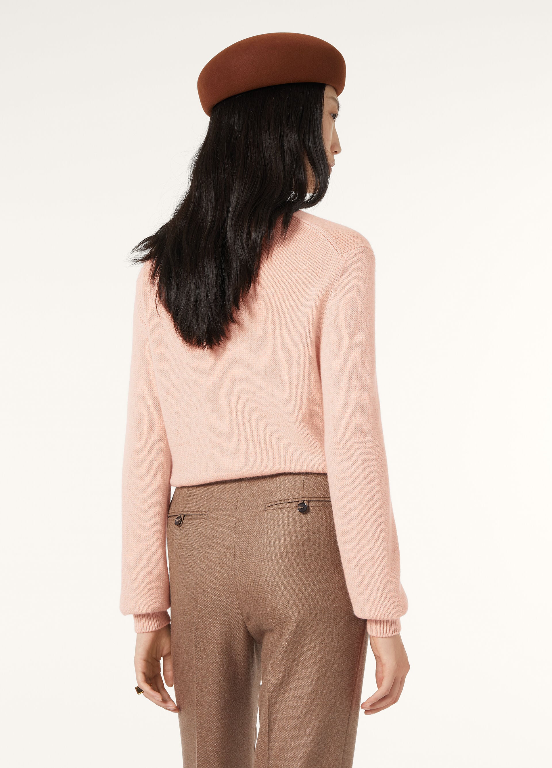 Fobello Crewneck - Smoke Bush Melange