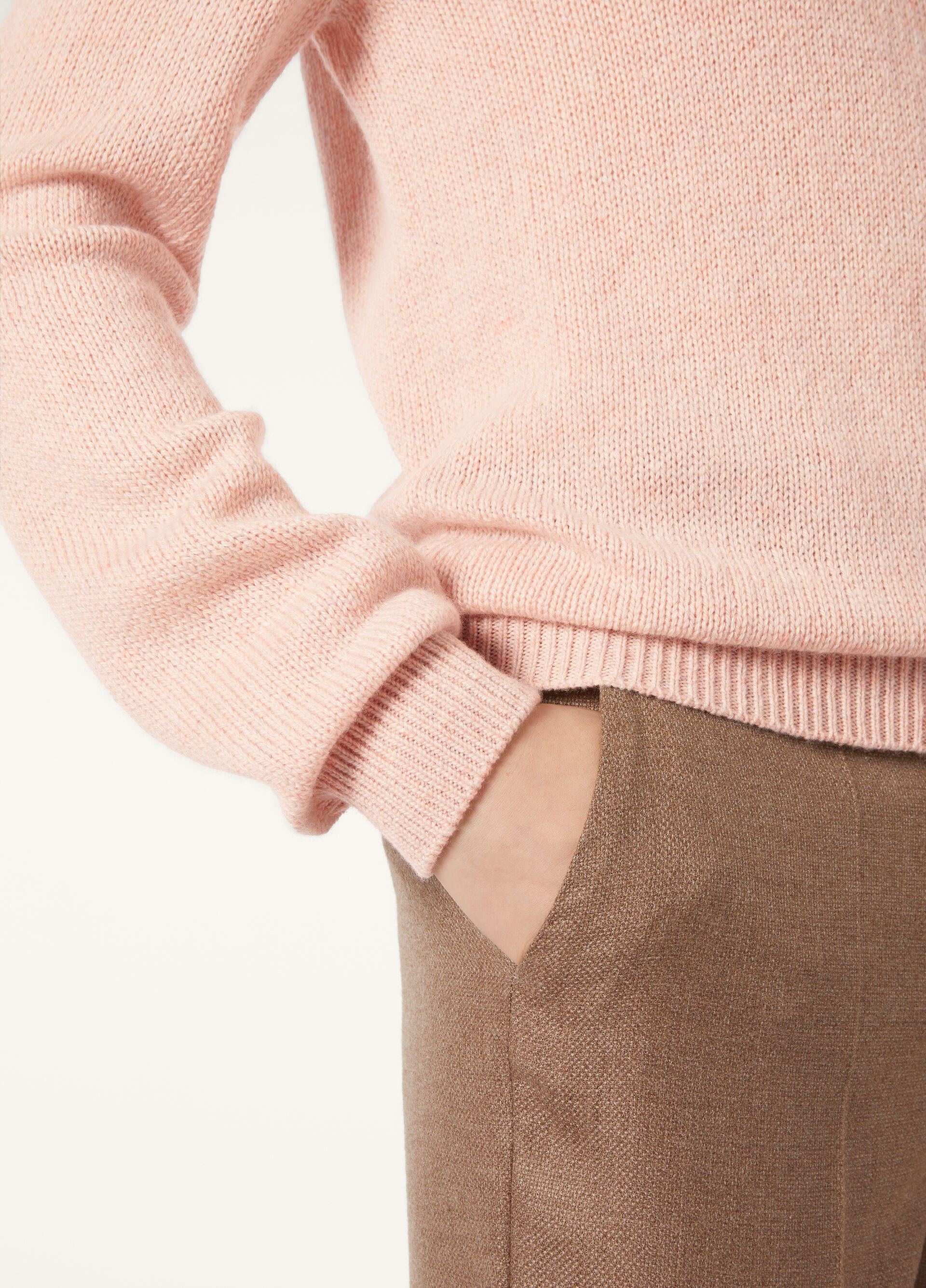 Fobello Crewneck - Smoke Bush Melange