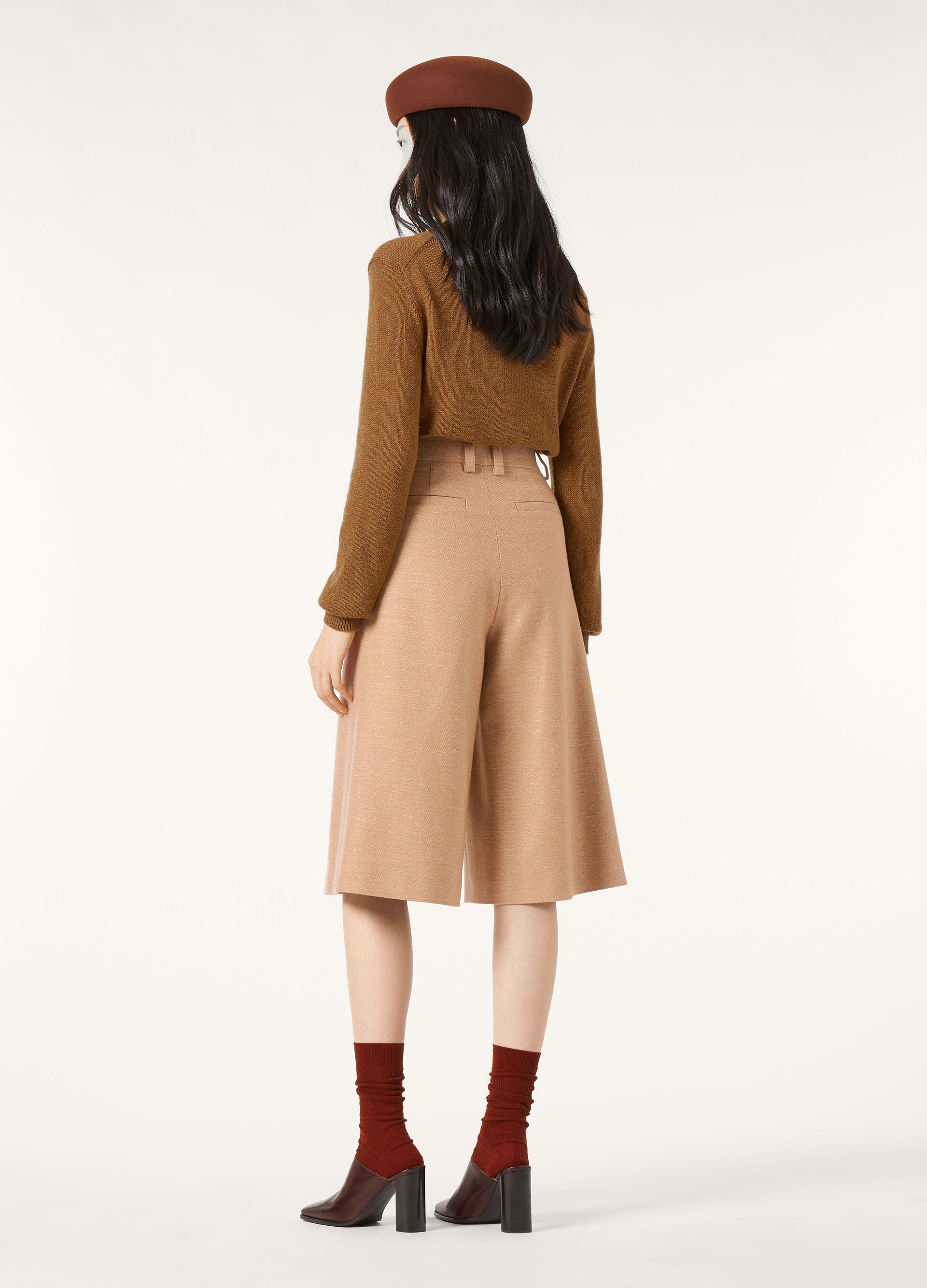Fobello Crewneck - Camel Oasis Melange