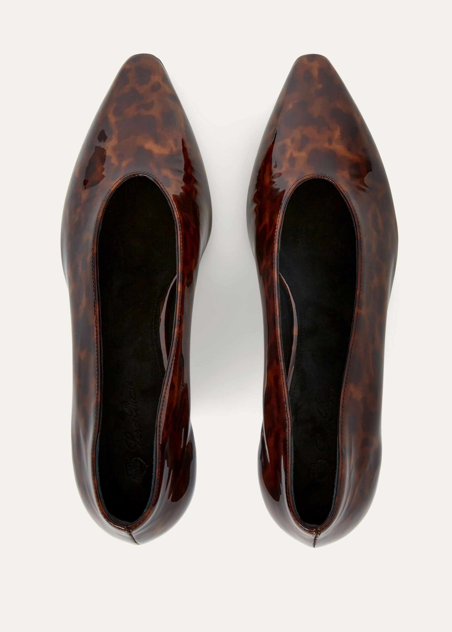 Rebecca Wedge Pump - Brown Patent Animalier