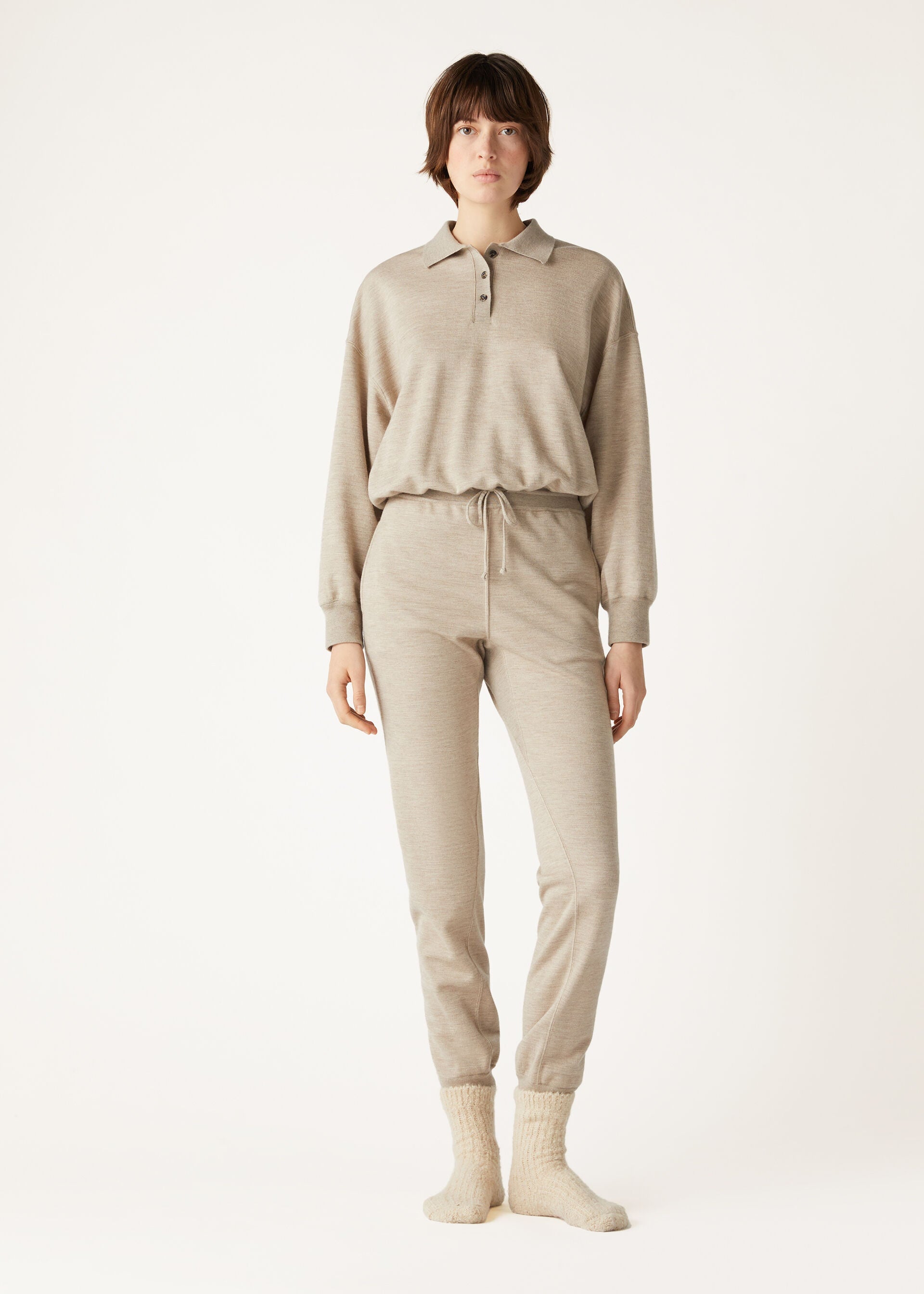 Cocooning Pants - Demy Brown Natural
