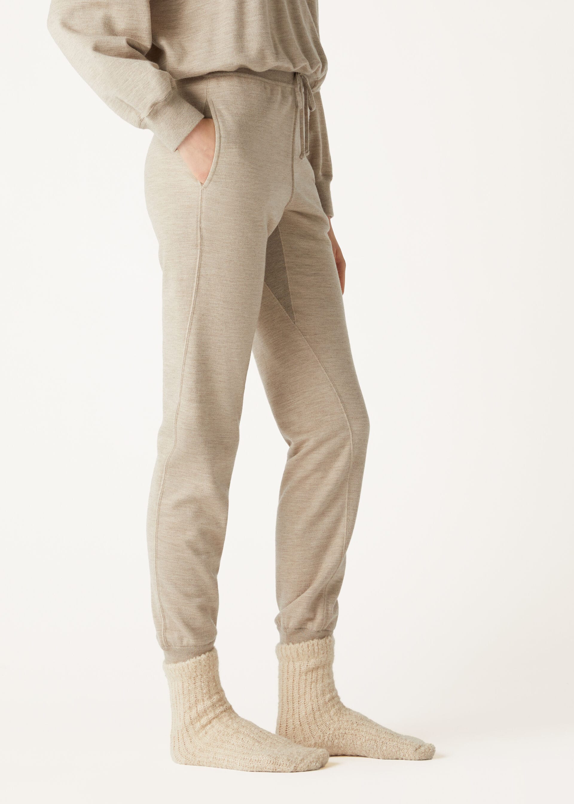 Cocooning Pants - Demy Brown Natural