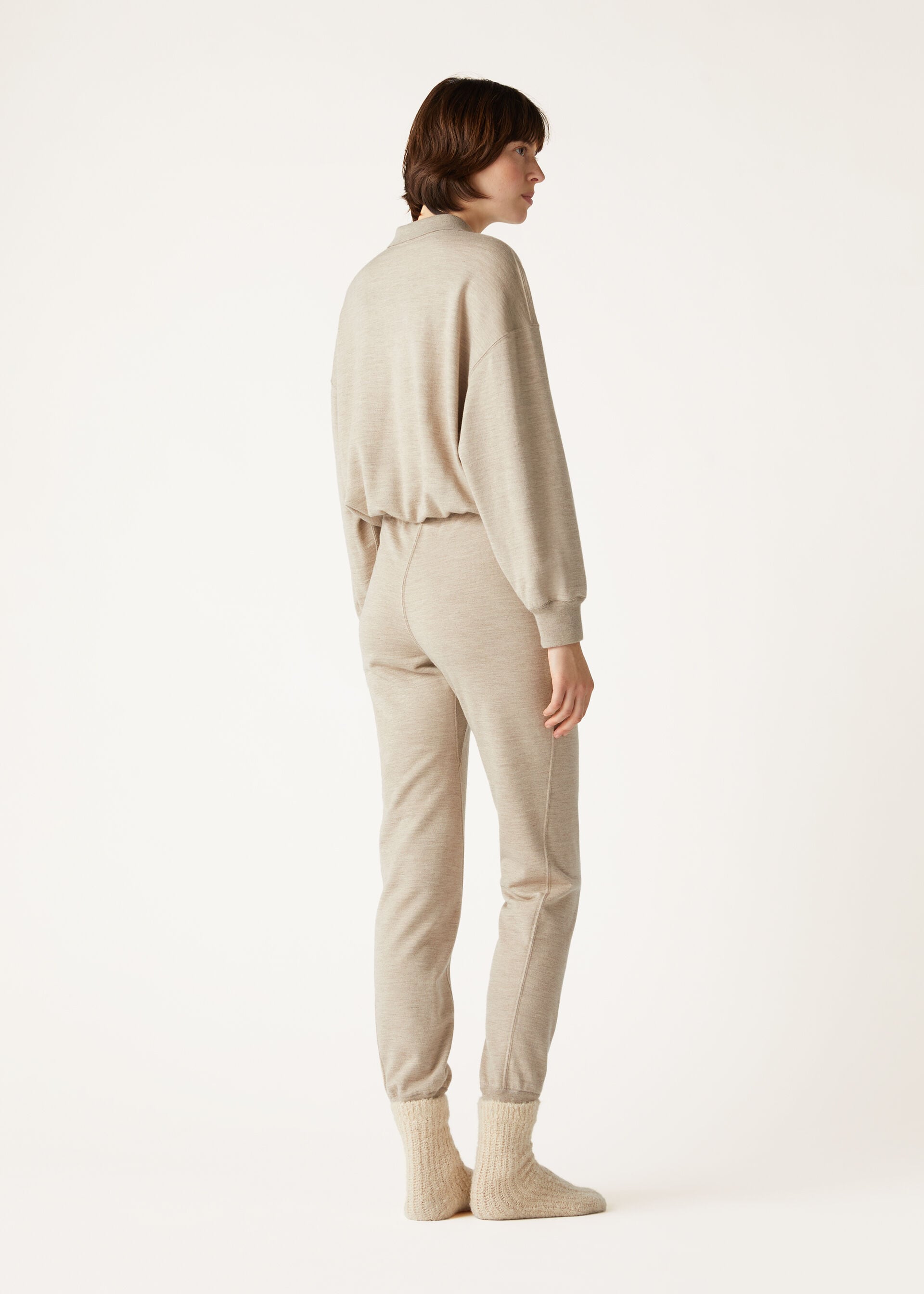 Cocooning Pants - Demy Brown Natural