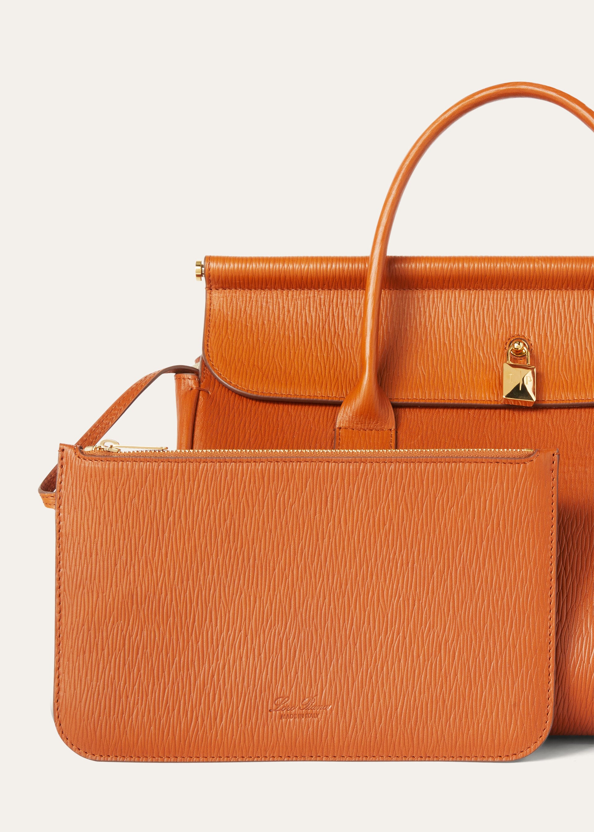 Loom bag L32 - Warm Tan/Sun Gold