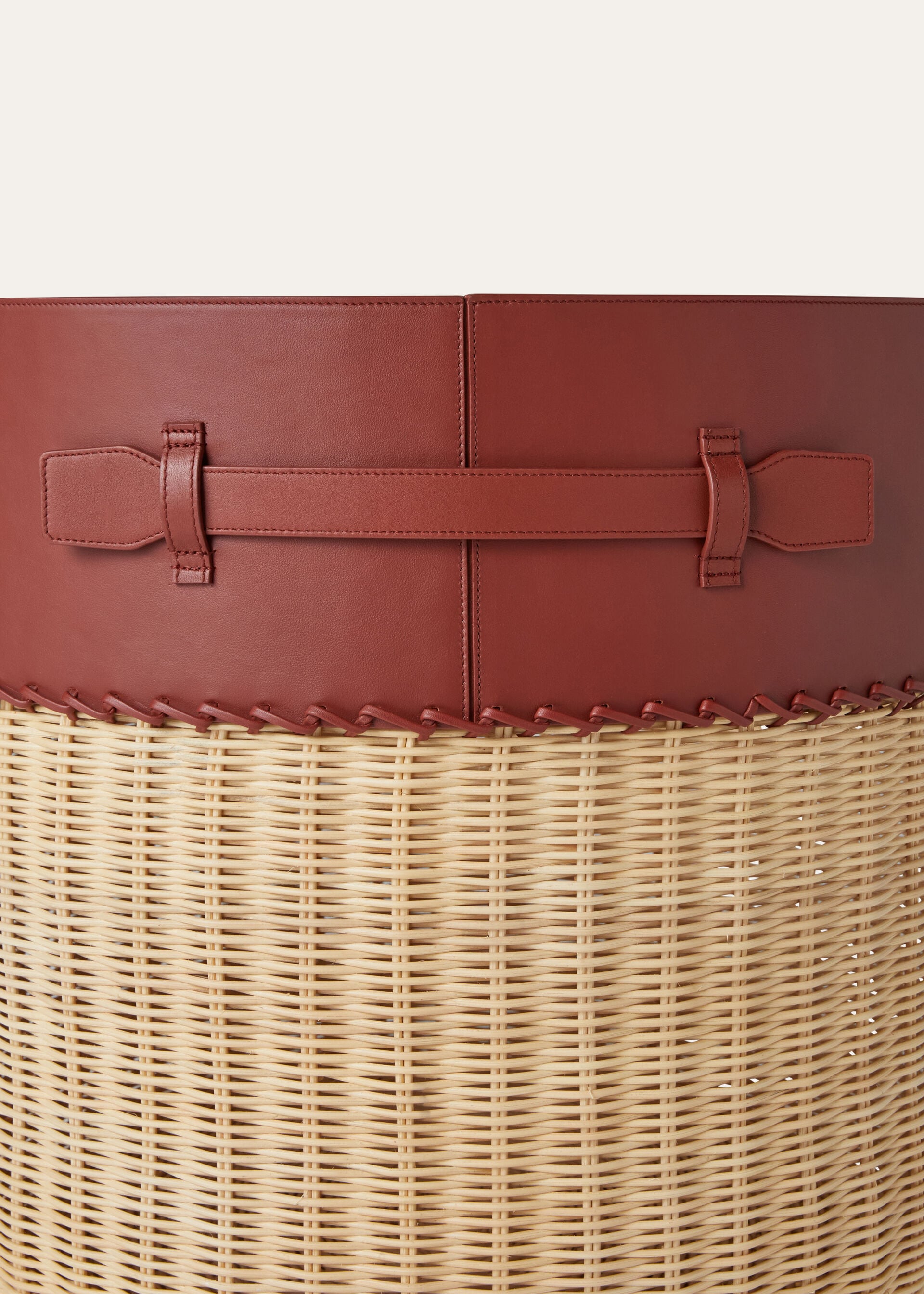 Large Wicker Basket - Malt/Deep Kummel
