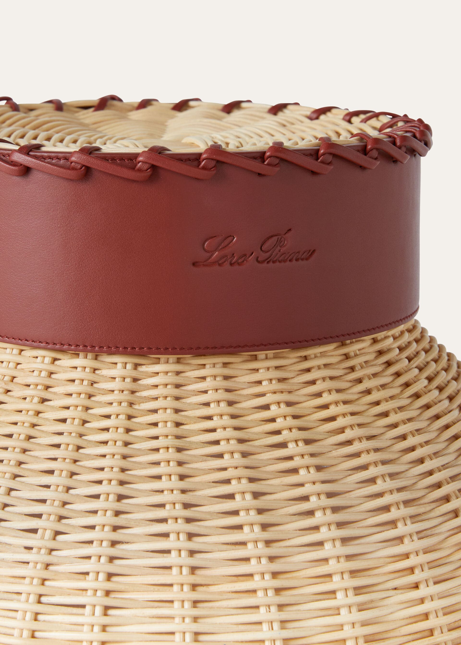Large Wicker Vase - Malt/Deep Kummel