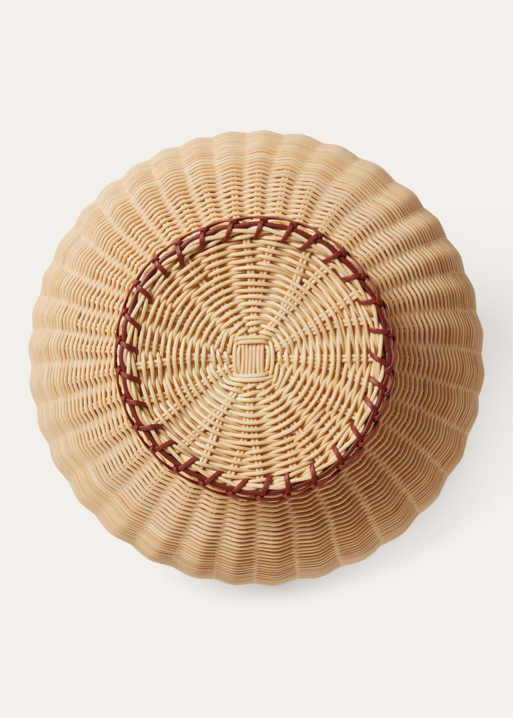 Large Wicker Vase - Malt/Deep Kummel