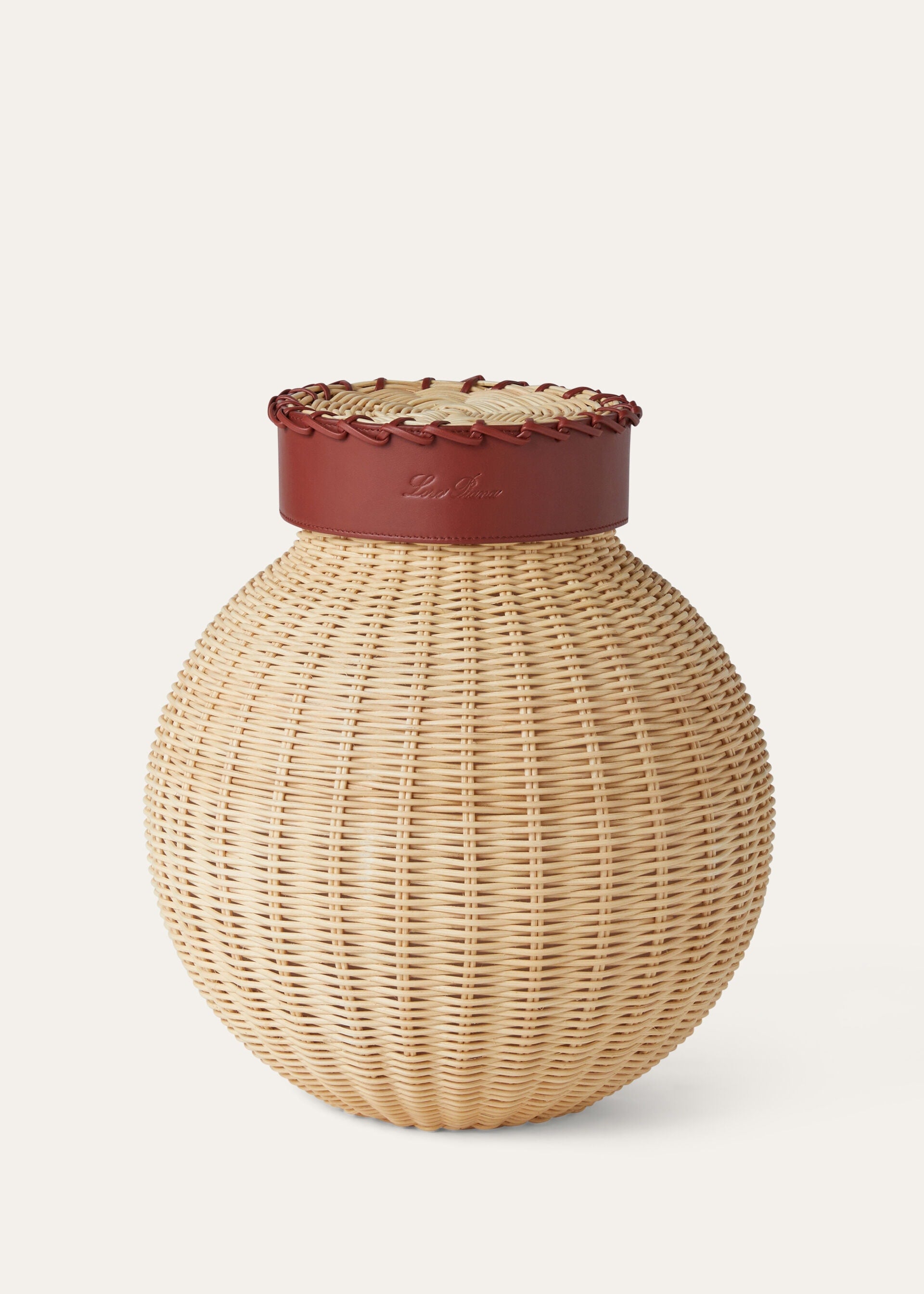 Medium Wicker Vase - Malt/Deep Kummel