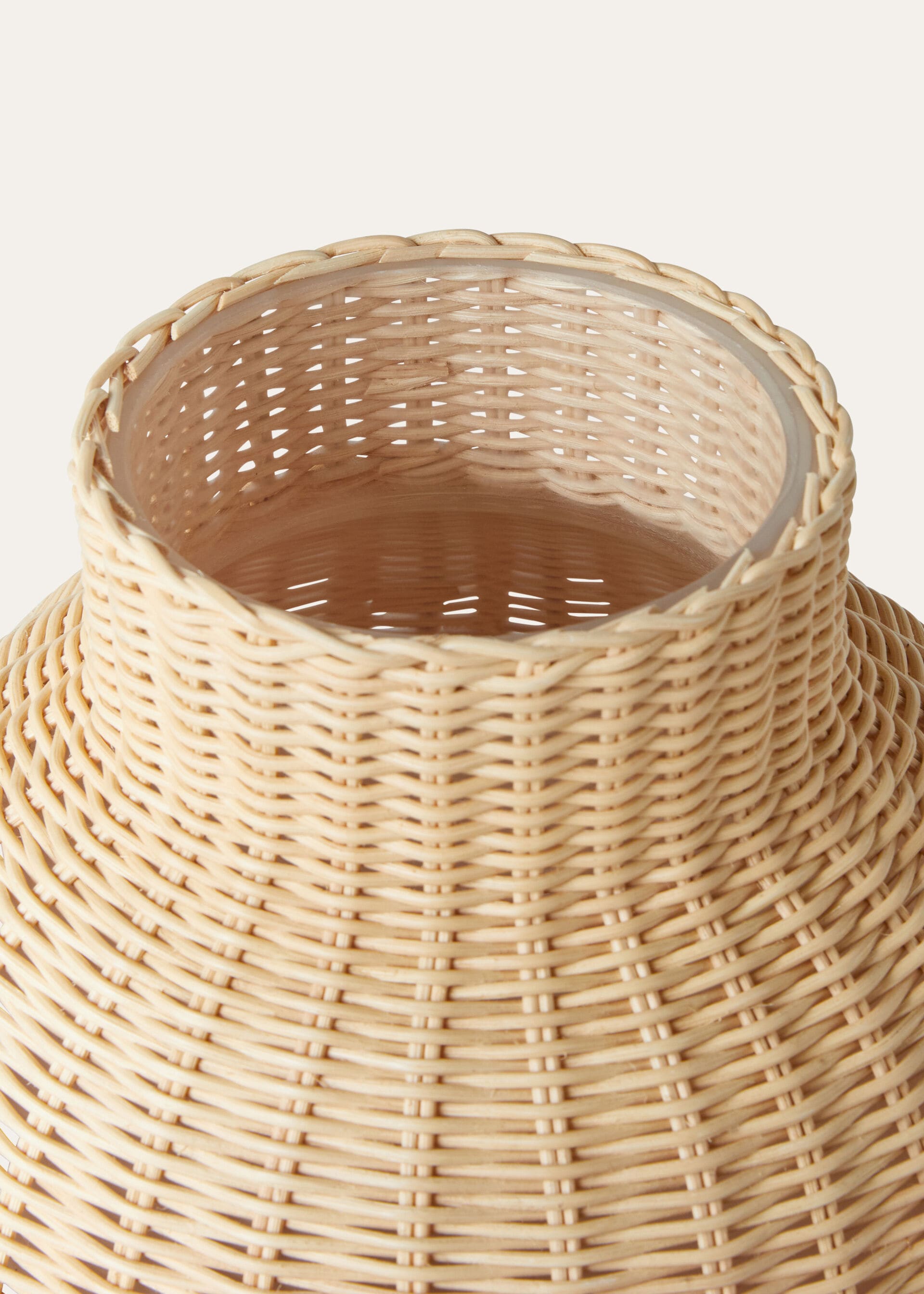 Medium Wicker Vase - Malt/Deep Kummel