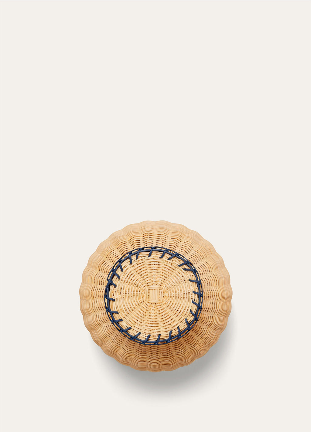 Medium Wicker Vase - Malt/Ocean Heart