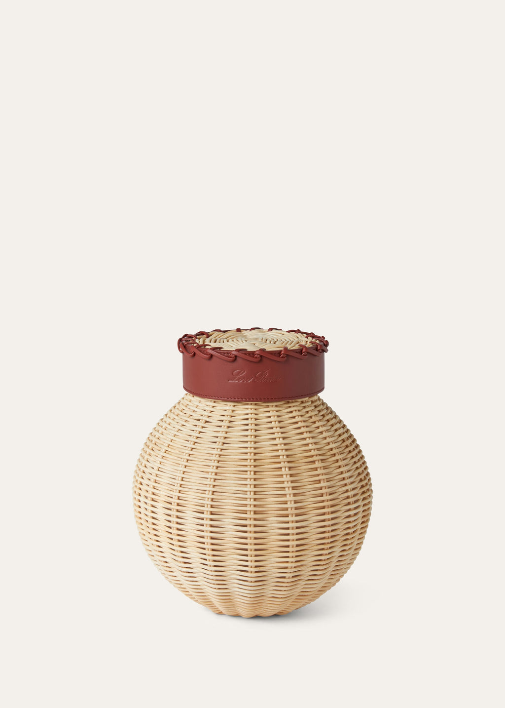 Small Wicker Vase - Malt/Deep Kummel