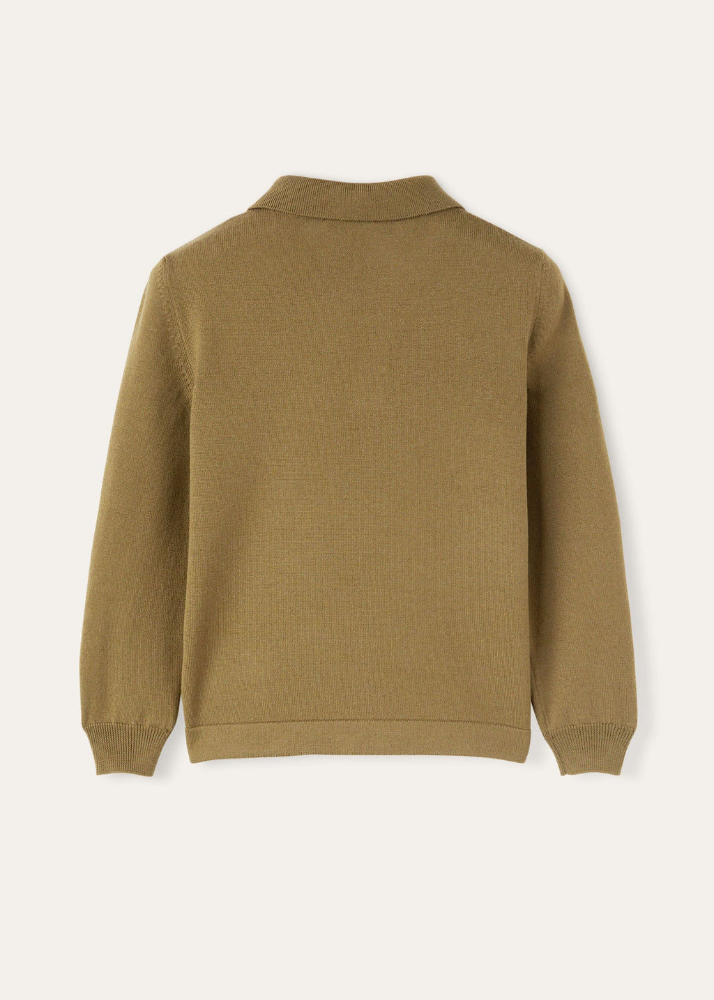 Kid's Wonderland Polo Jumper - Tundra Green