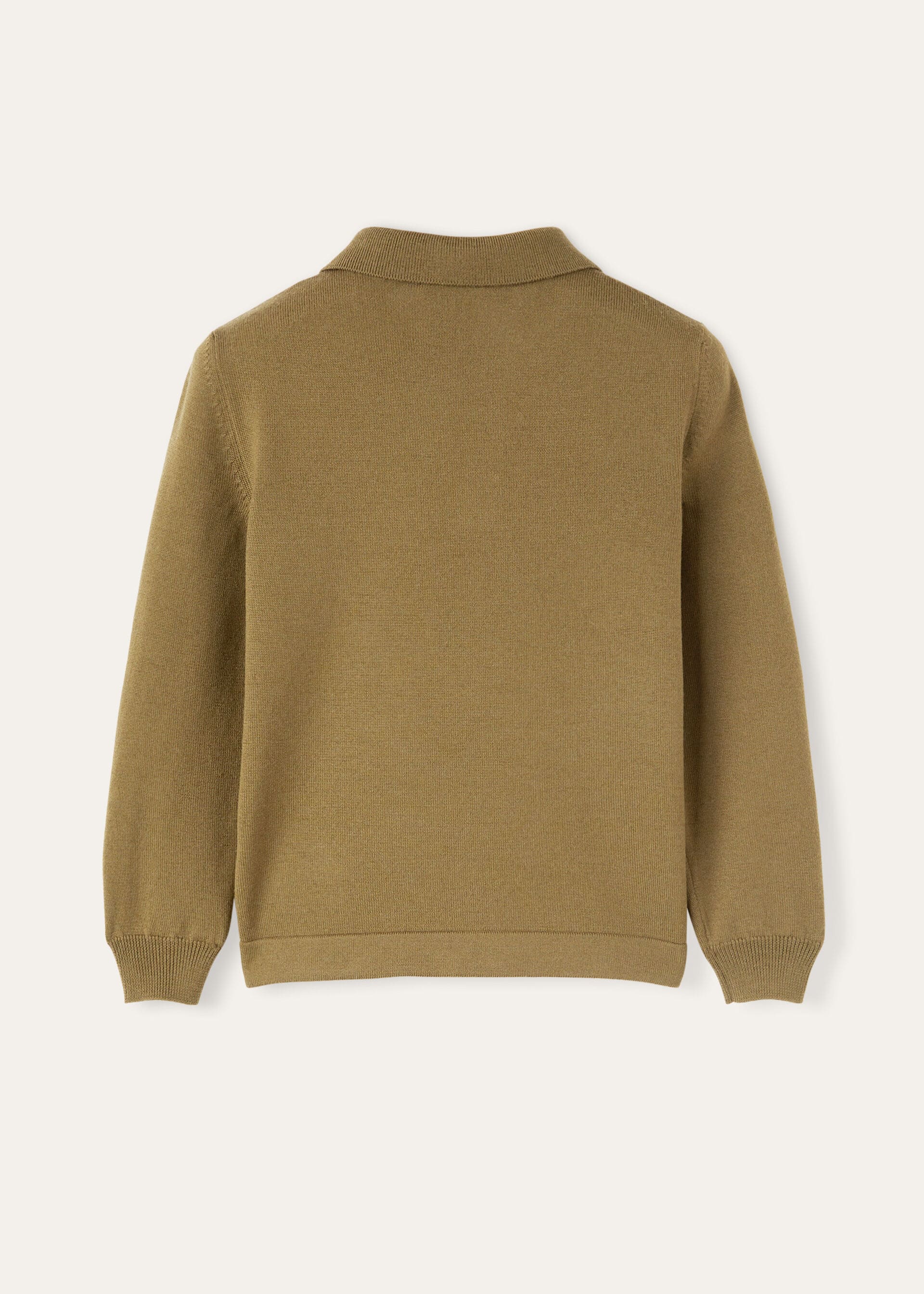 Kid's Wonderland Polo Jumper - Tundra Green
