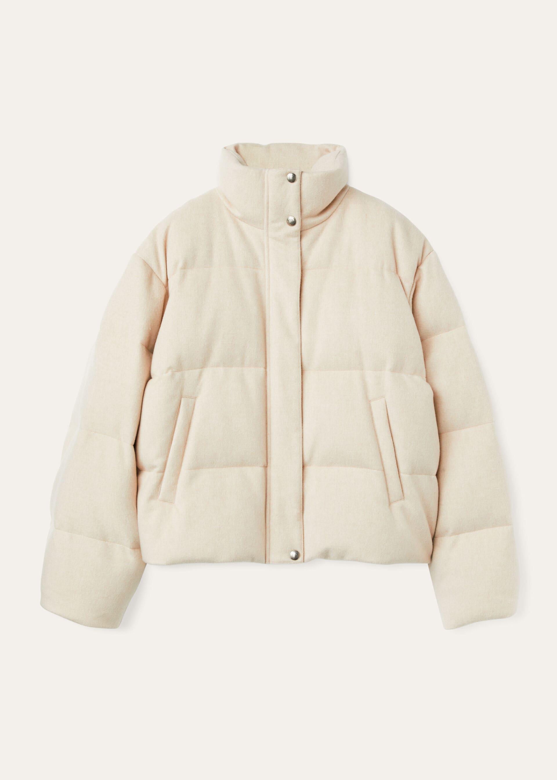 Jools Puffer Jacket - Natural Melange