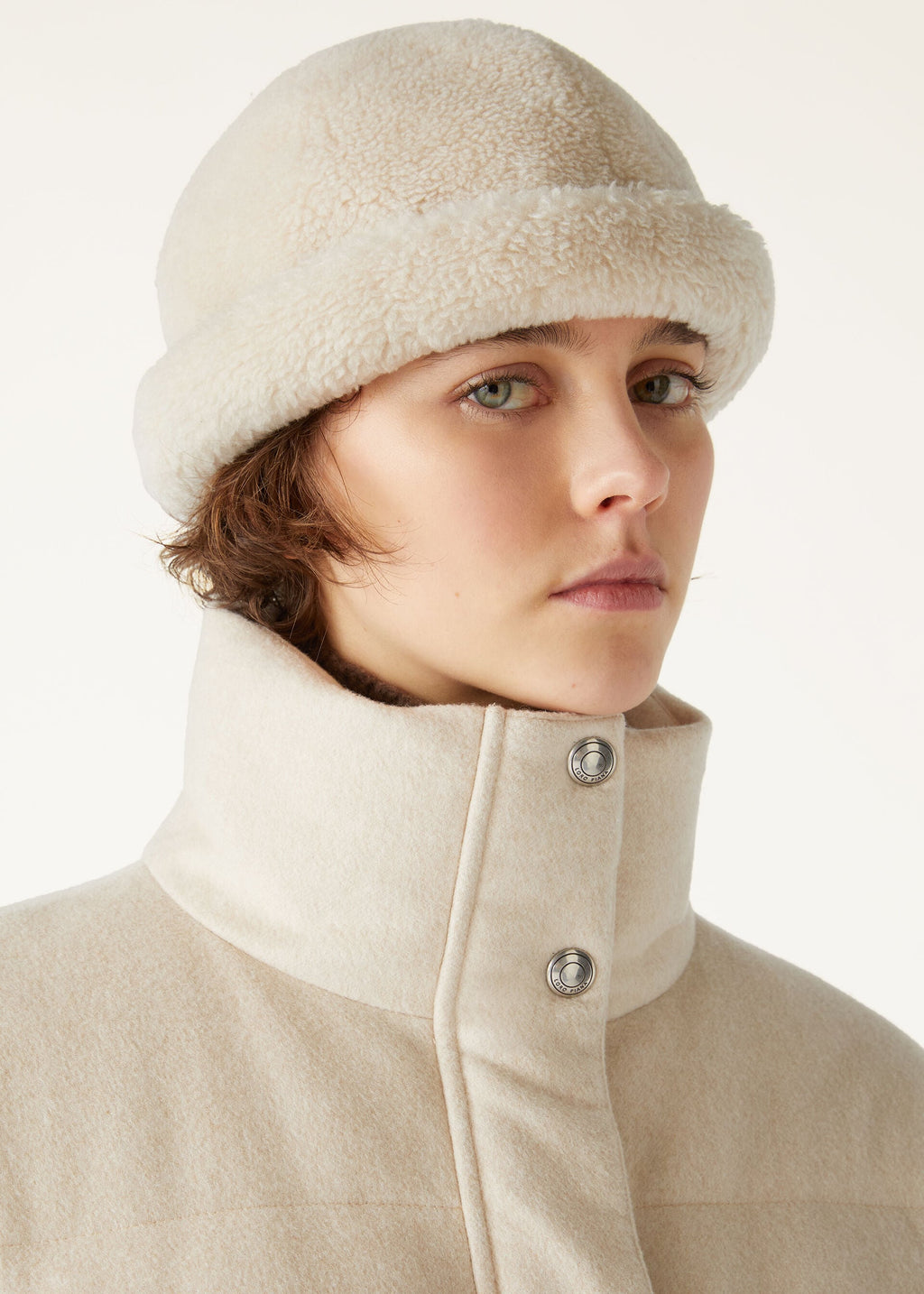 Jools Puffer Jacket - Natural Melange
