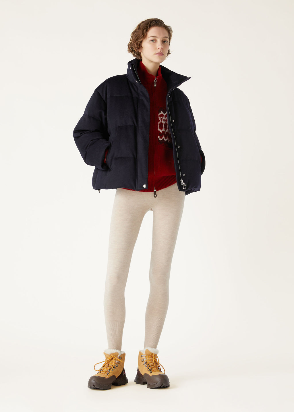Jools Puffer Jacket - Navy Blue