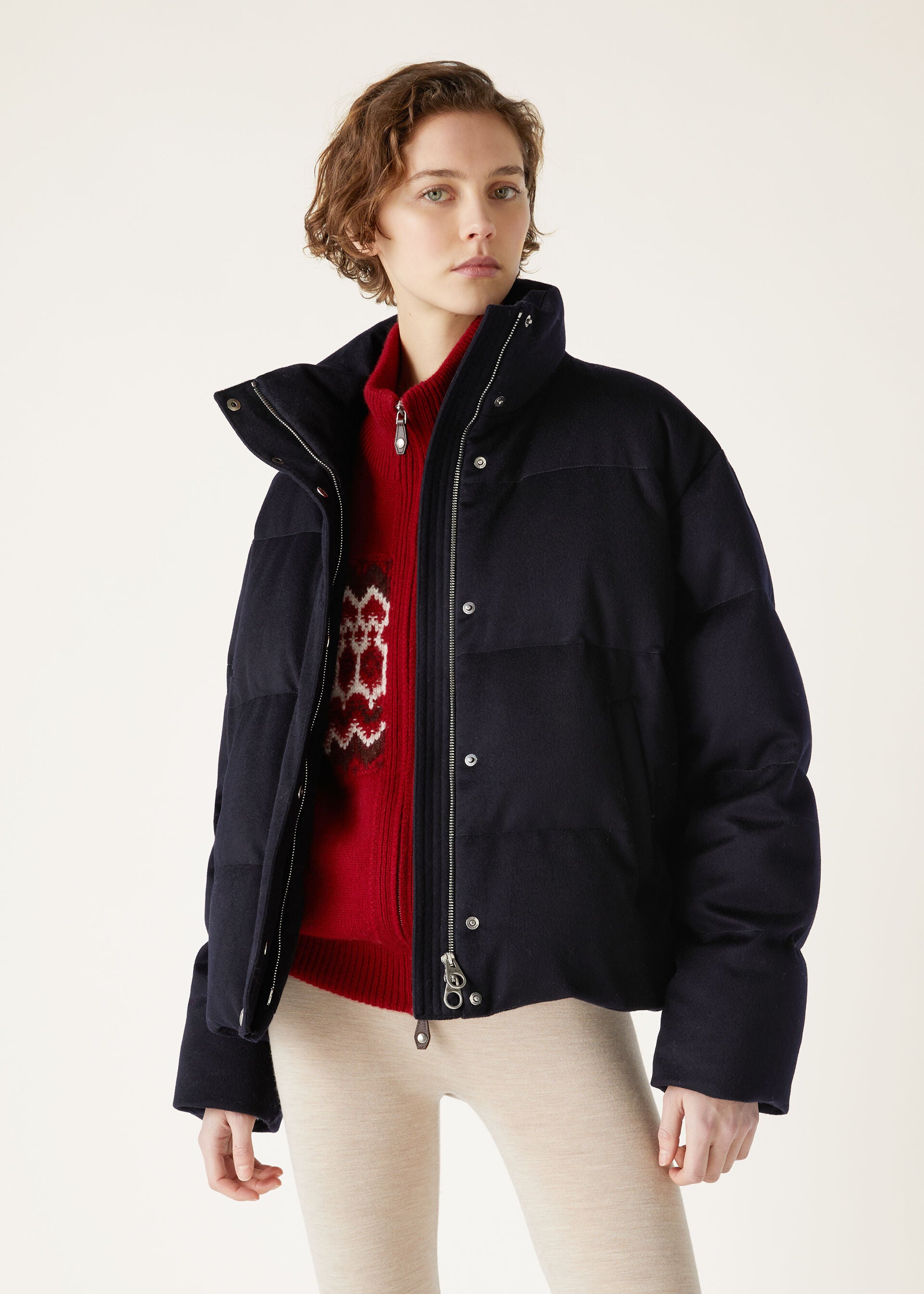 Jools Puffer Jacket - Navy Blue