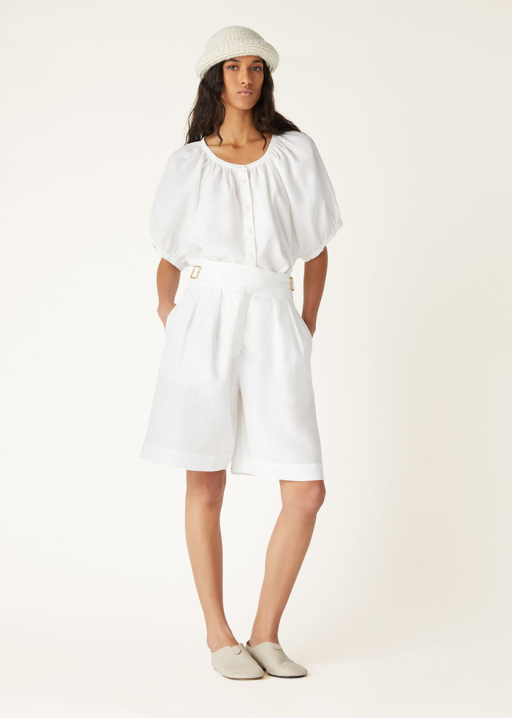 Valmar Bermuda Shorts - Optical White