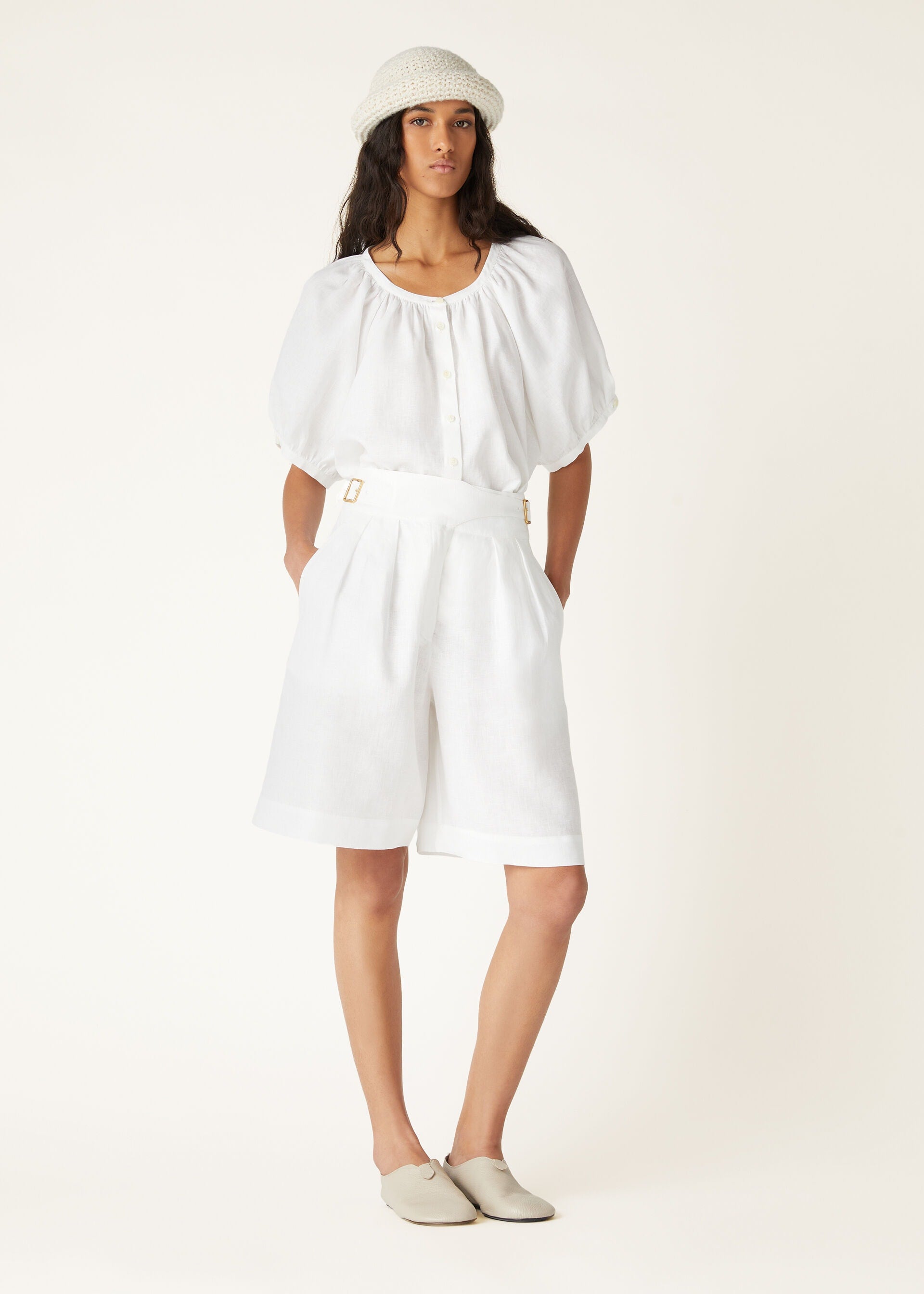 Valmar Bermuda Shorts - Optical White