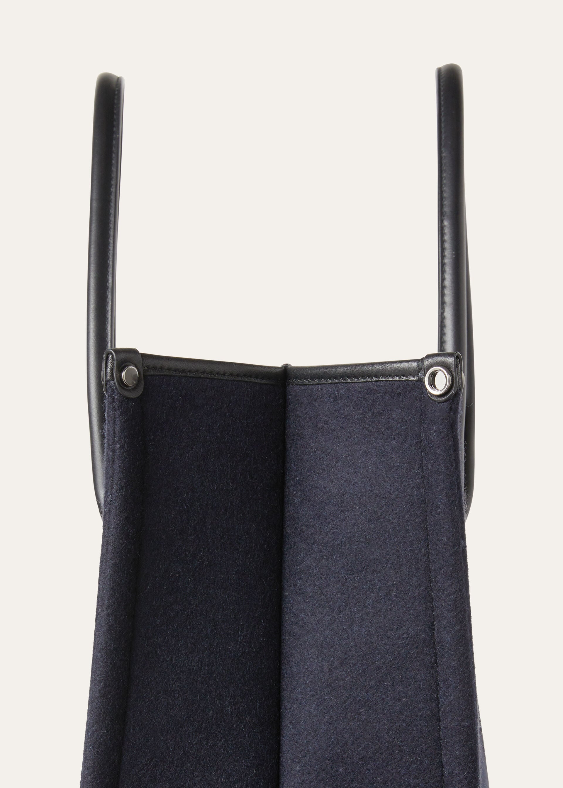 Large Beam tote - Blue Navy/Black/Gun Metal