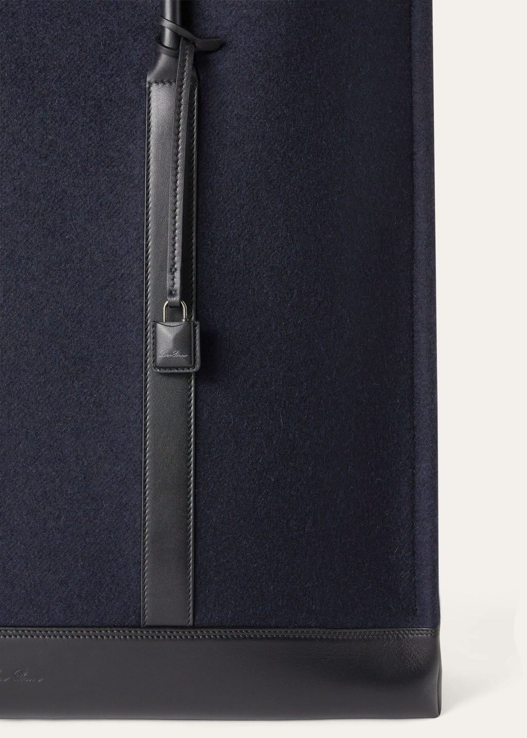 Large Beam tote - Blue Navy/Black/Gun Metal