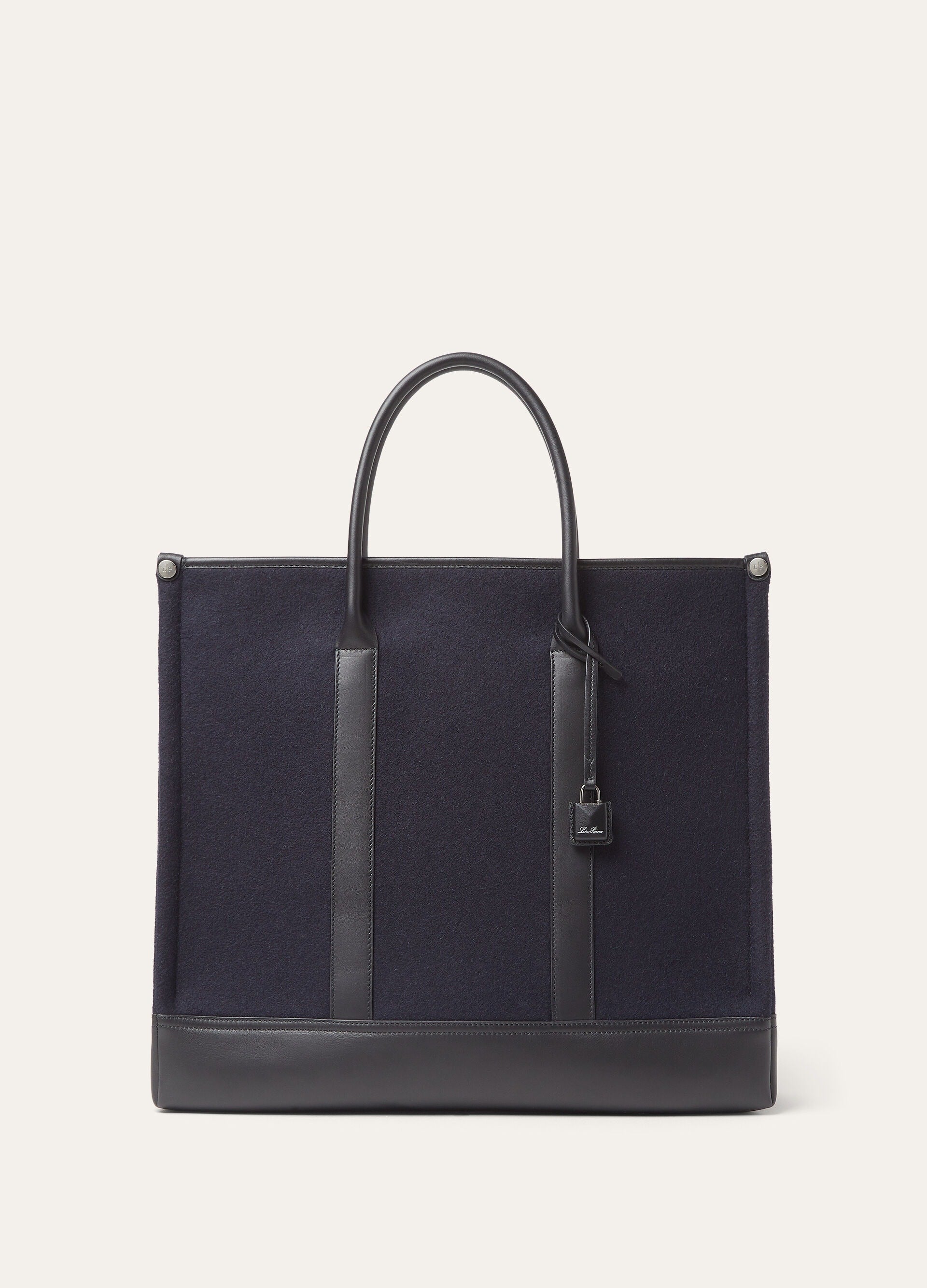 Small Beam tote - Blue Navy/Black/Gun Metal