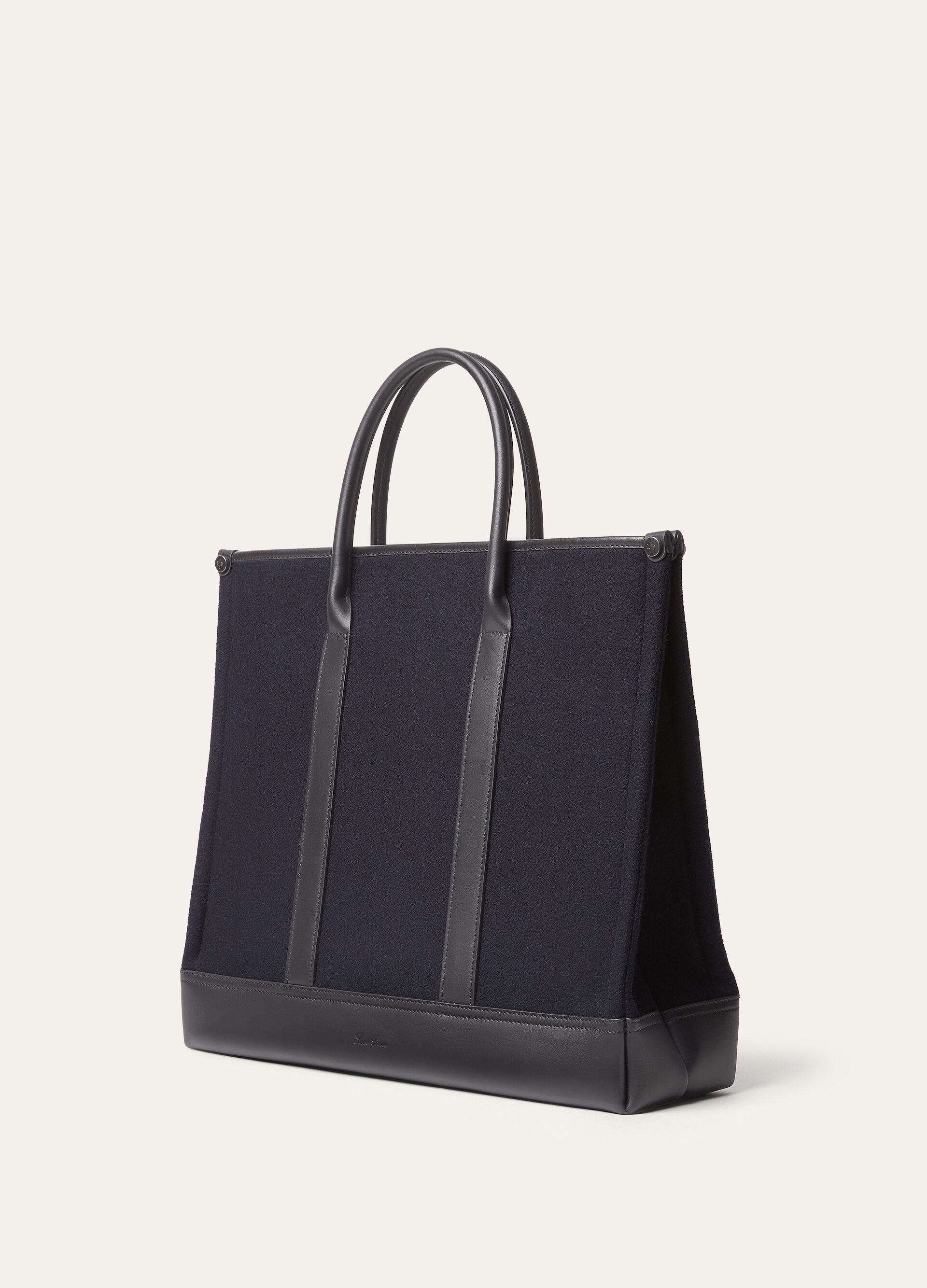 Small Beam tote - Blue Navy/Black/Gun Metal