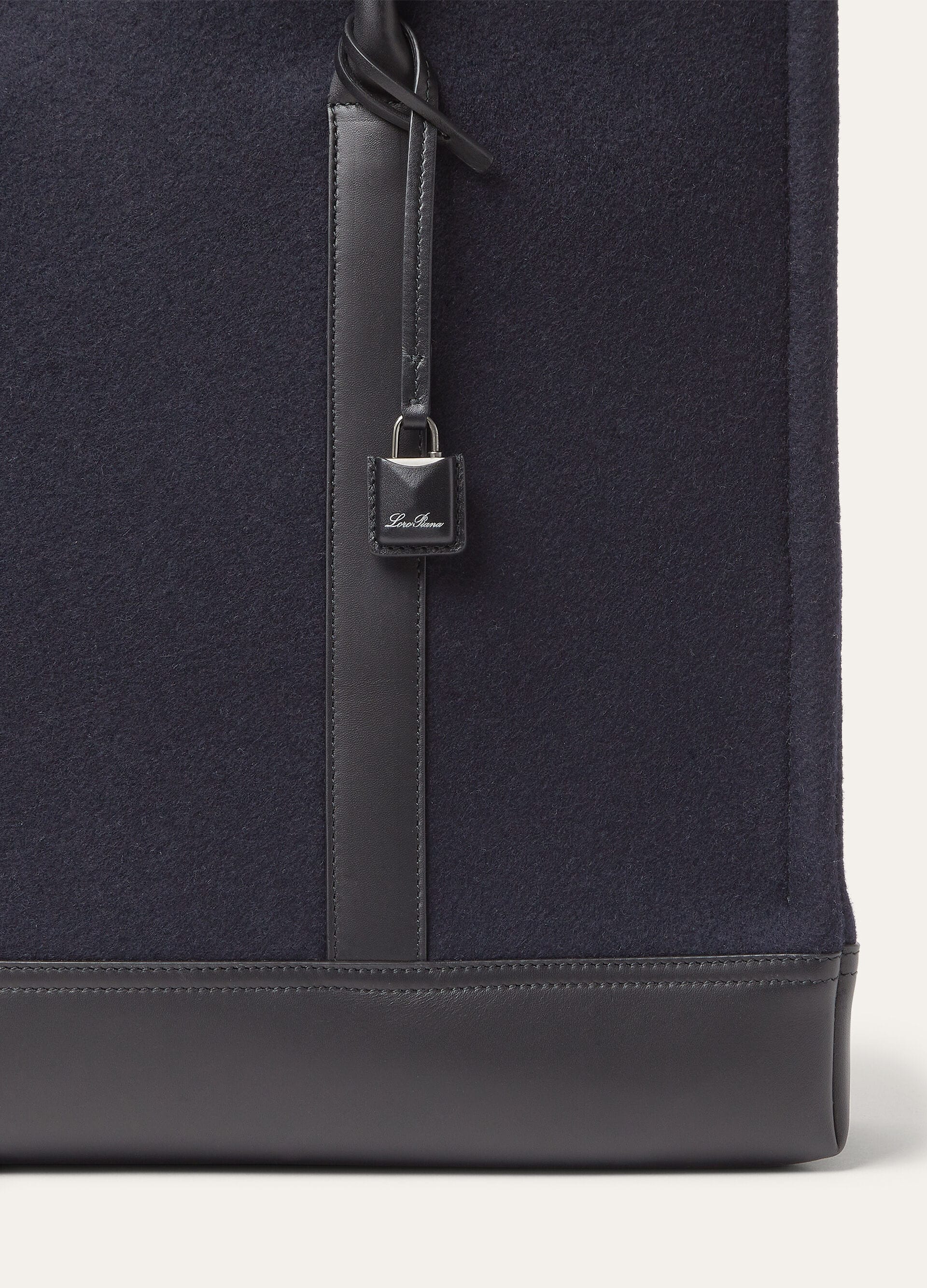 Small Beam tote - Blue Navy/Black/Gun Metal