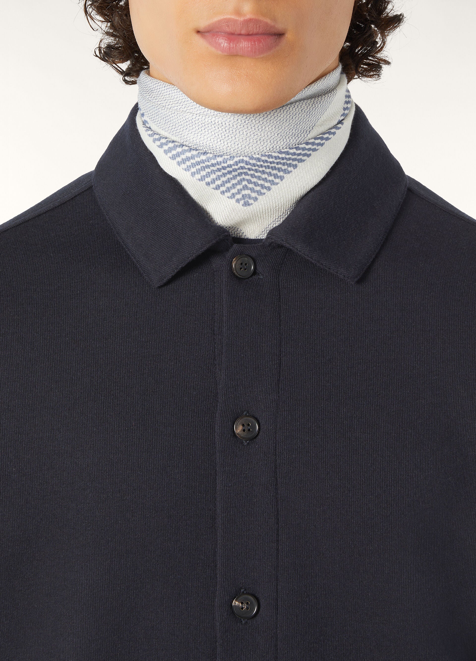 Whitney Overshirt - Navy Blue