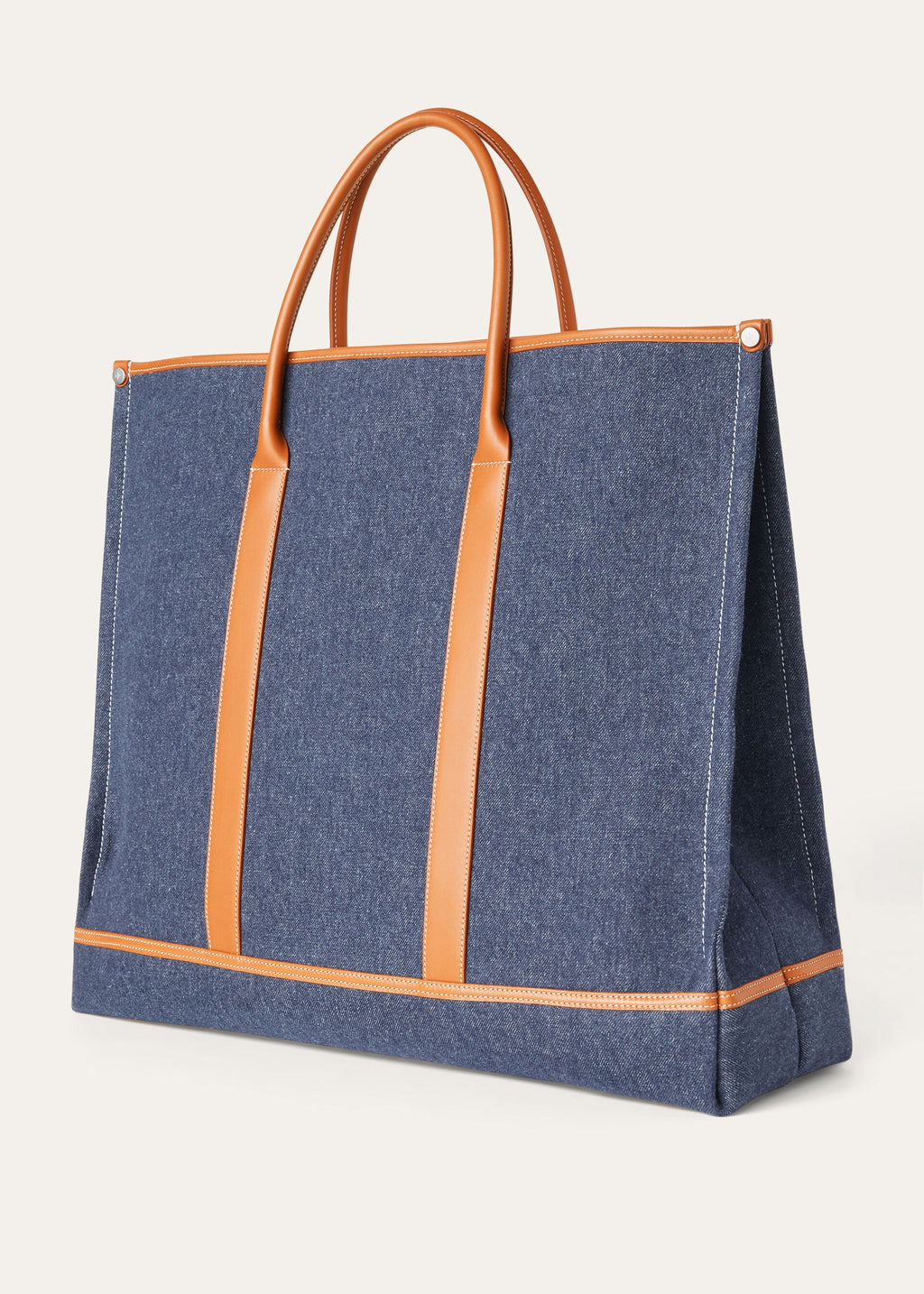 Large Beam tote - SURGE BLUE/ WHEAT BRAN/ANTQ SLVR