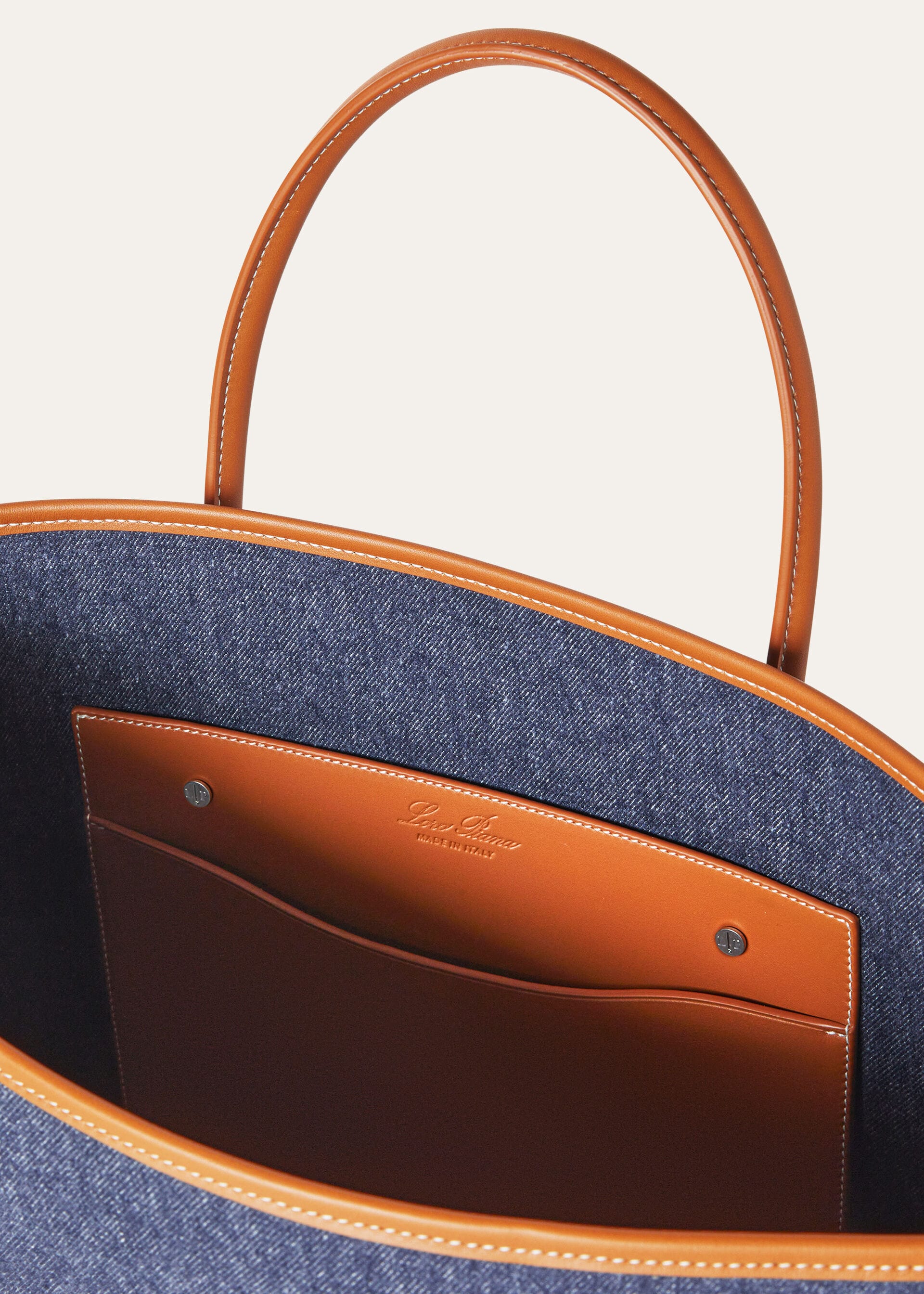 Large Beam tote - SURGE BLUE/ WHEAT BRAN/ANTQ SLVR