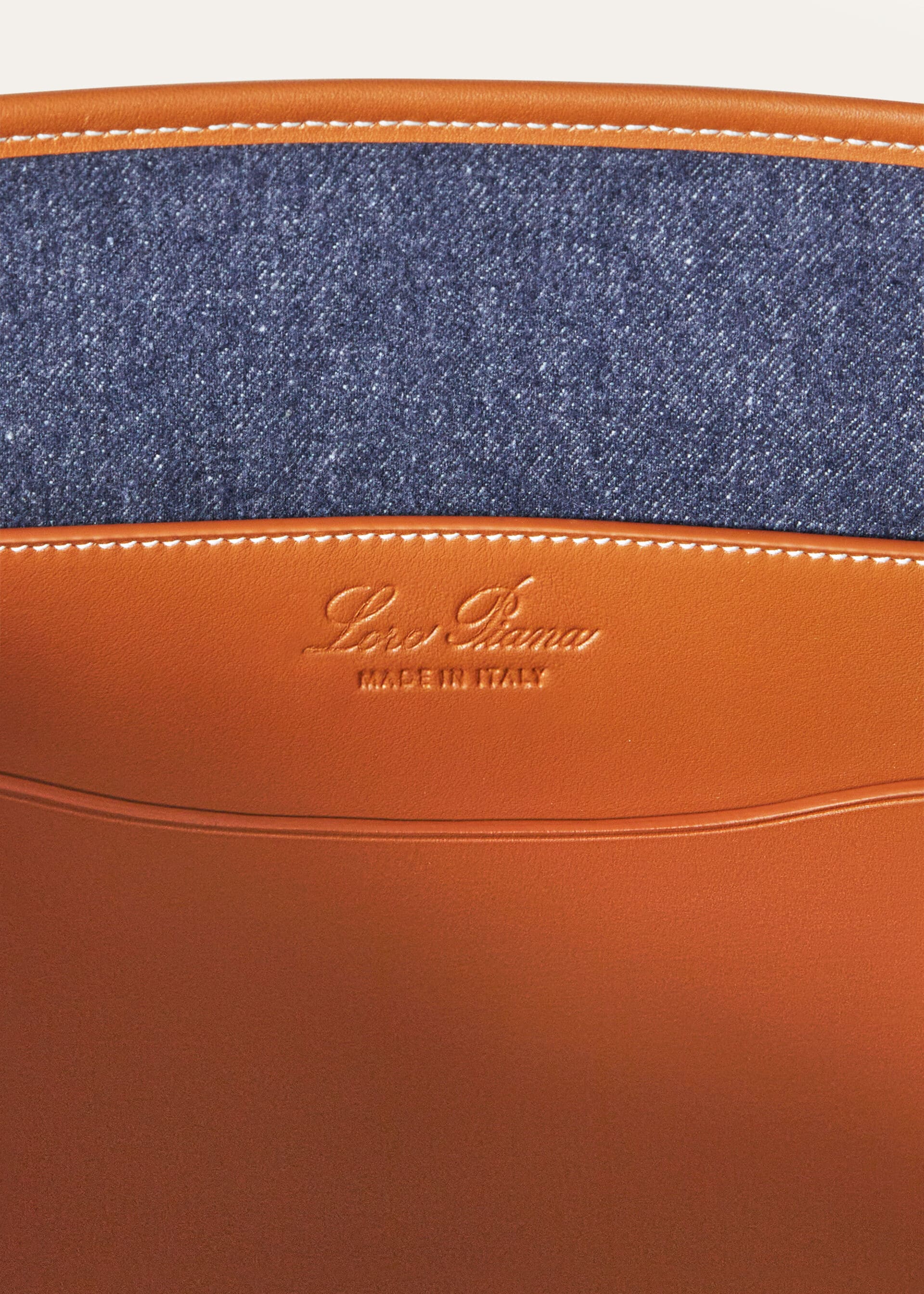 Large Beam tote - SURGE BLUE/ WHEAT BRAN/ANTQ SLVR